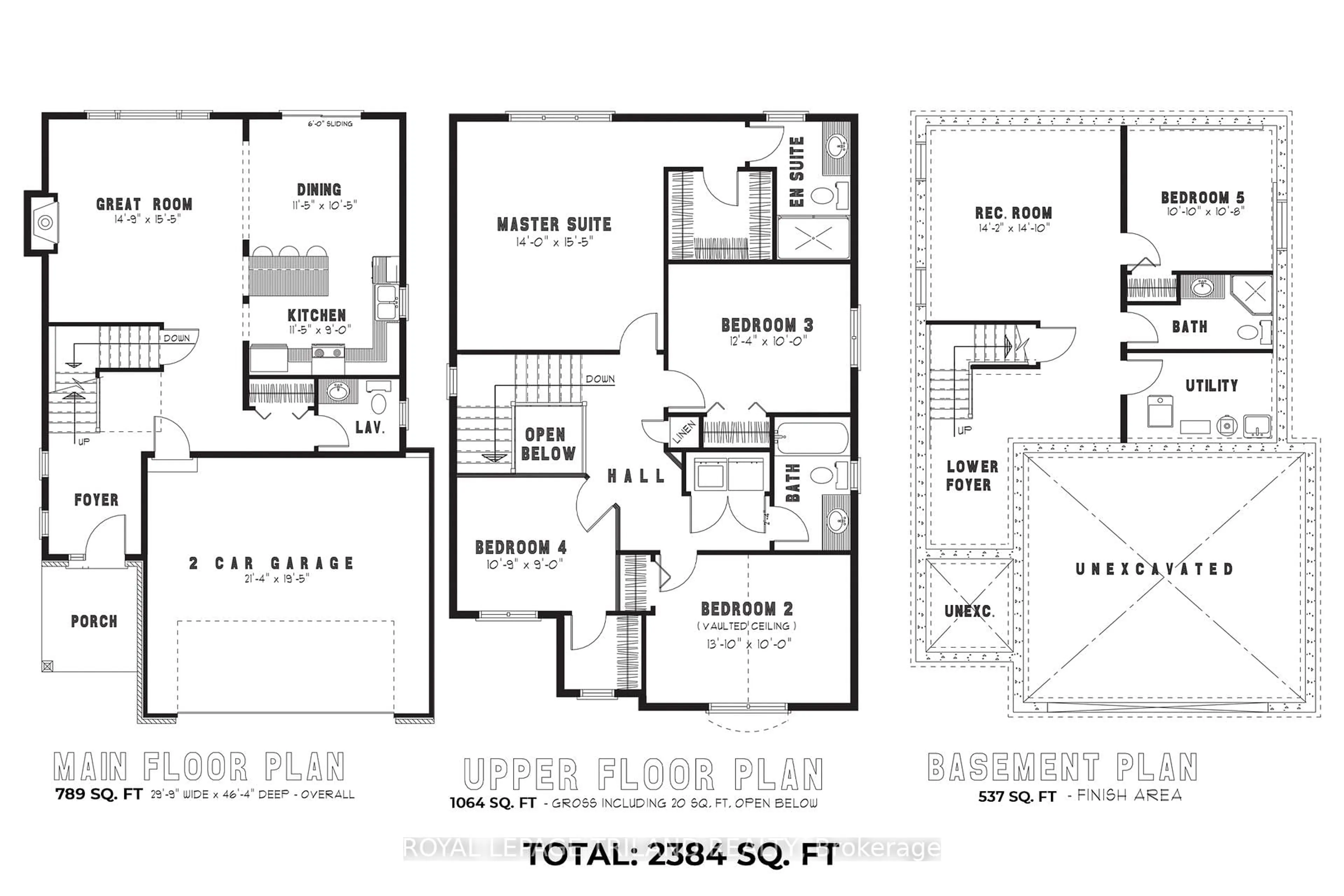 Floor plan for 22 Wondergrove Crt, Lambton Shores Ontario N0M 1T0
