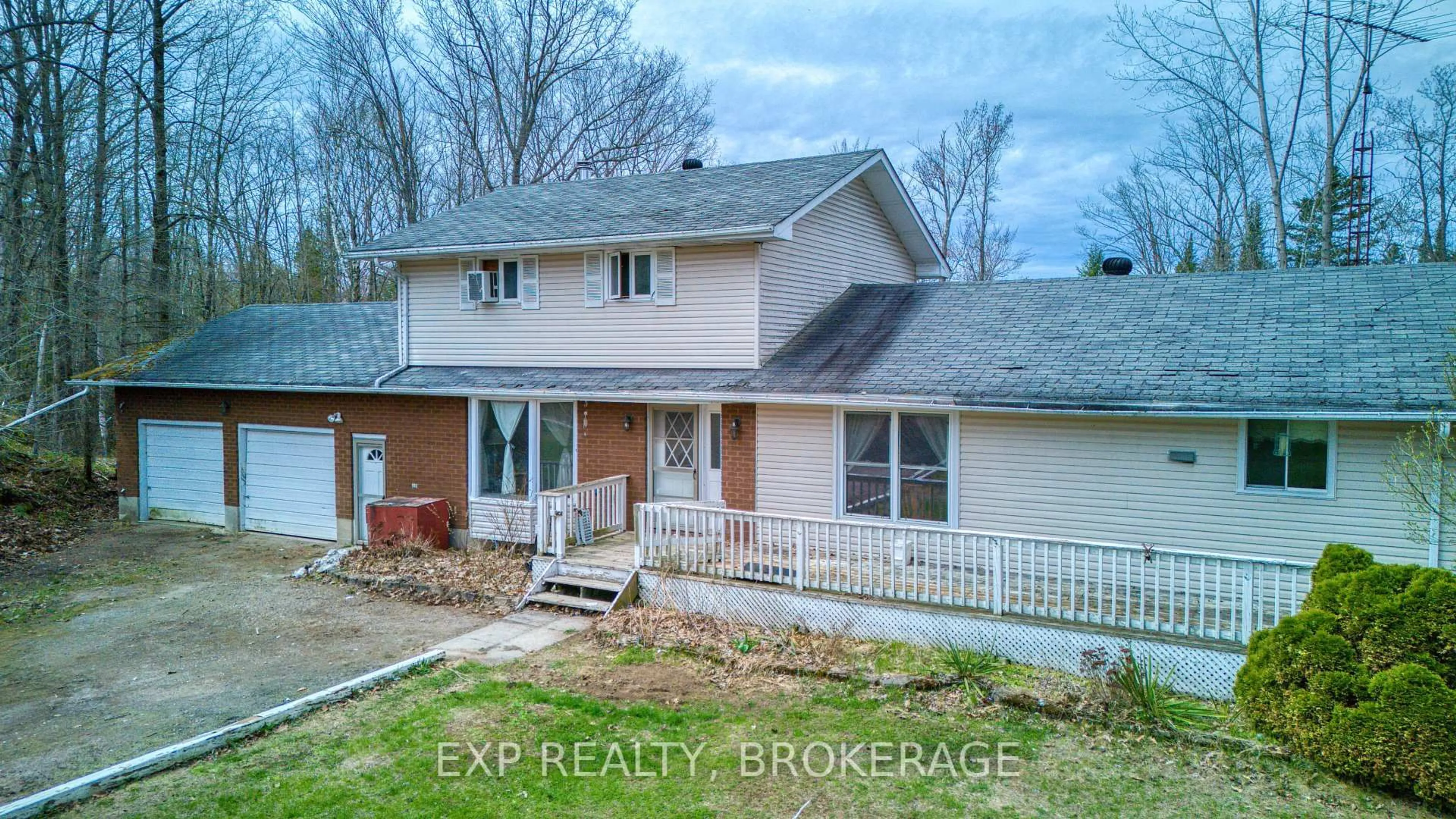 A pic from outside/outdoor area/front of a property/back of a property/a pic from drone, building for 2281 Upper Flinton Rd, Kaladar Ontario K0H 1P0