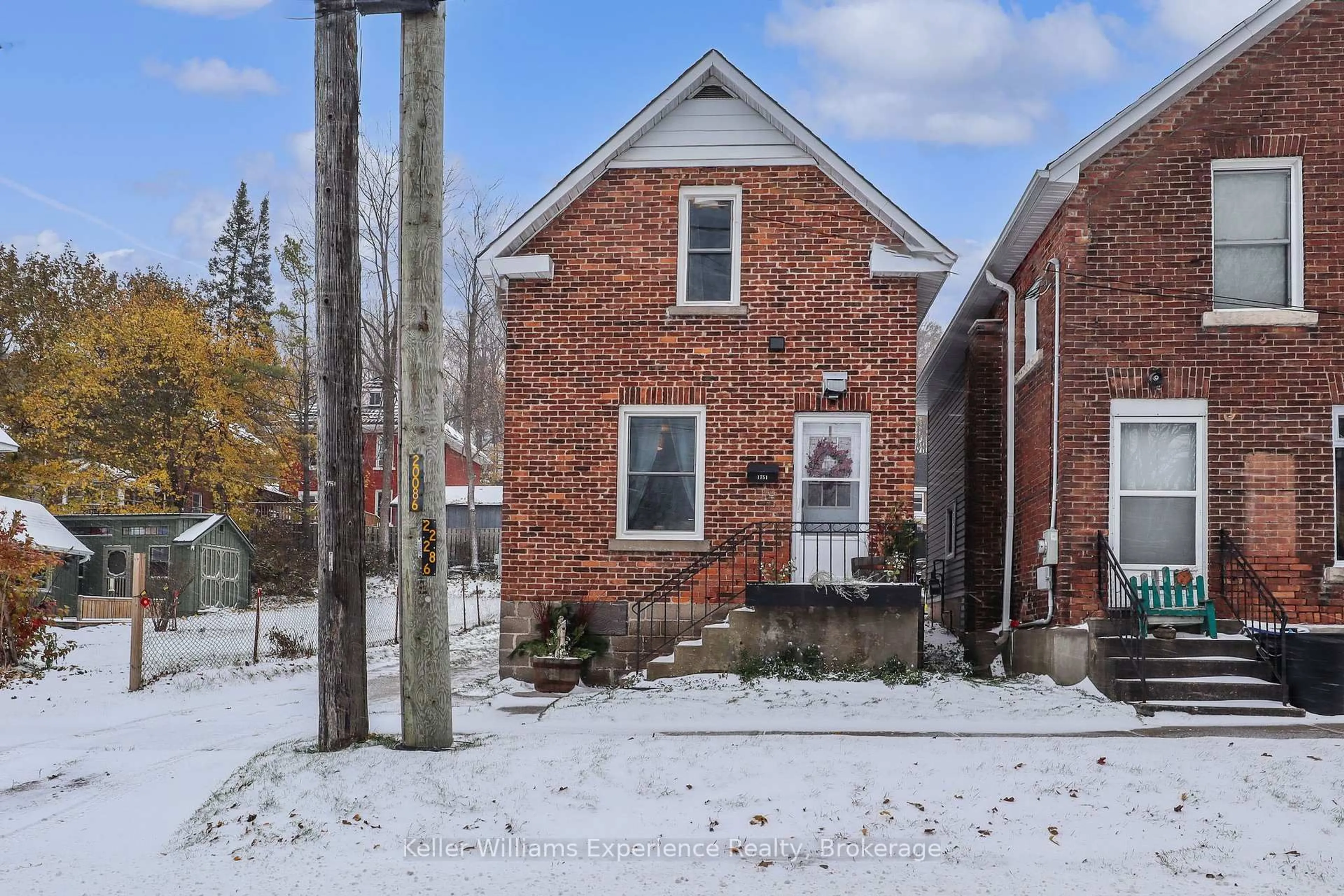 Home with brick exterior material, street for 1751 3rd Ave, Owen Sound Ontario N4K 2M3