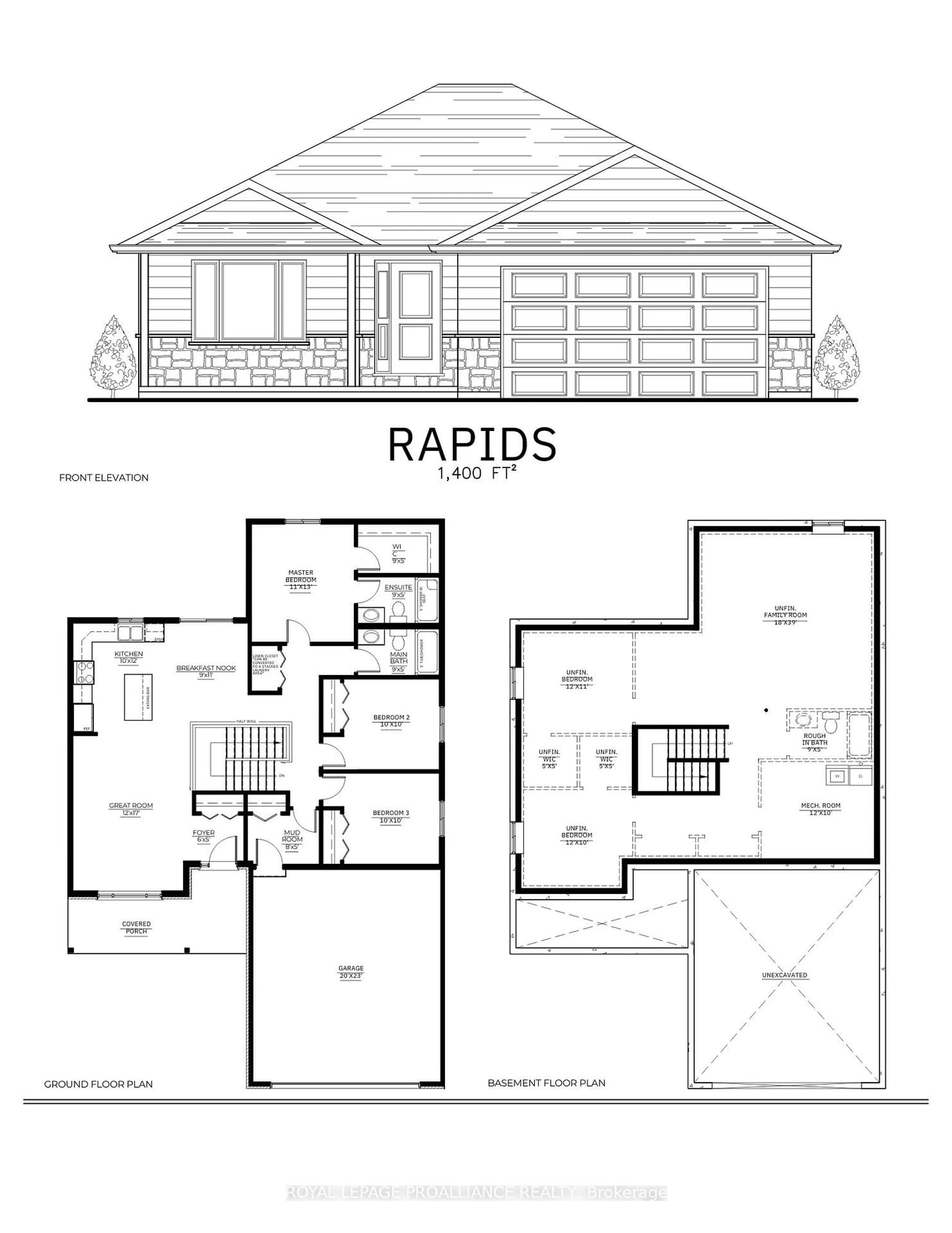 Floor plan for 196 Lot 8 Homewood Ave, Trent Hills Ontario K0L 1Y0