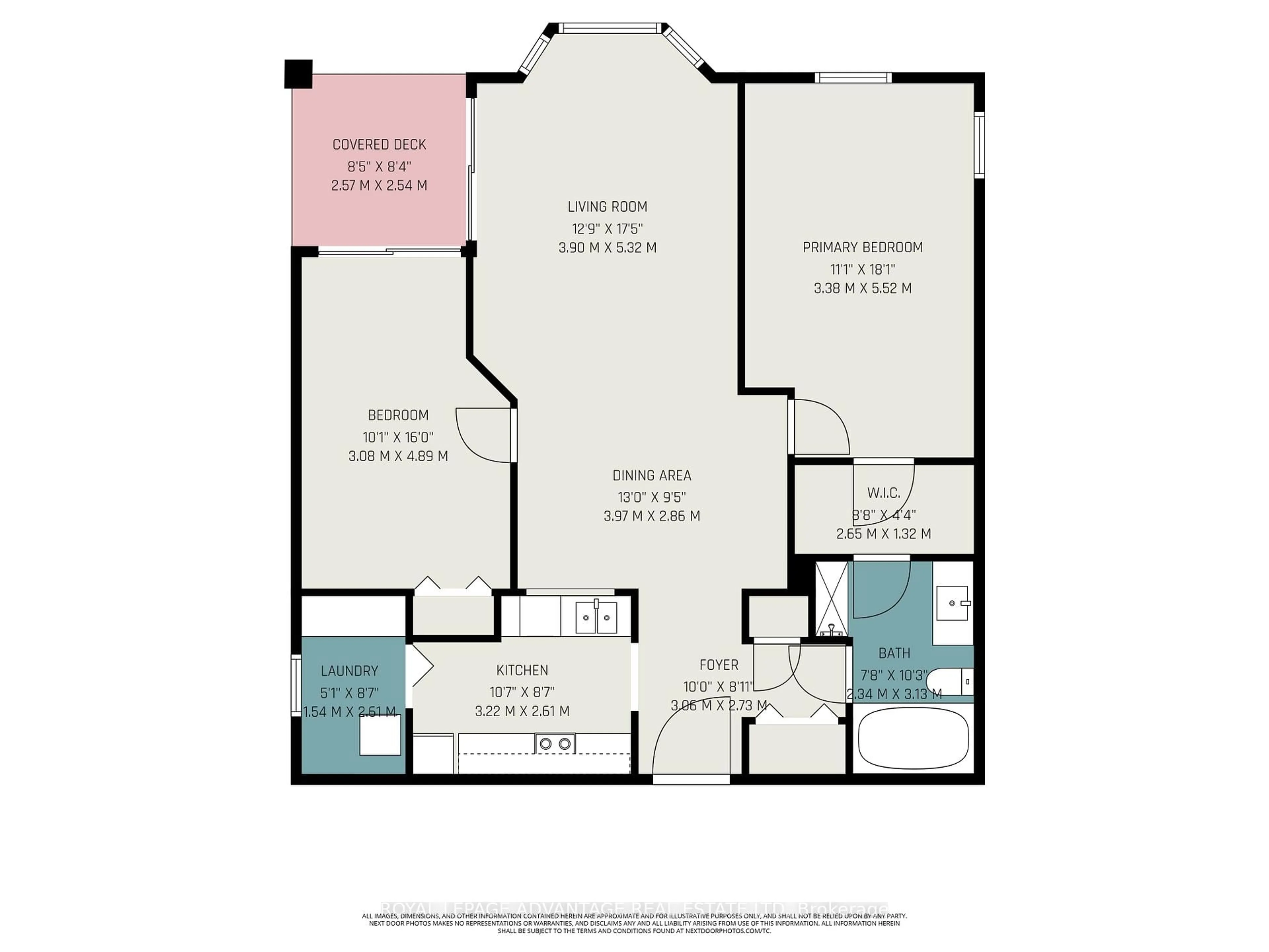 Floor plan for 23 Rogers Rd #107, Perth Ontario K7H 1P2