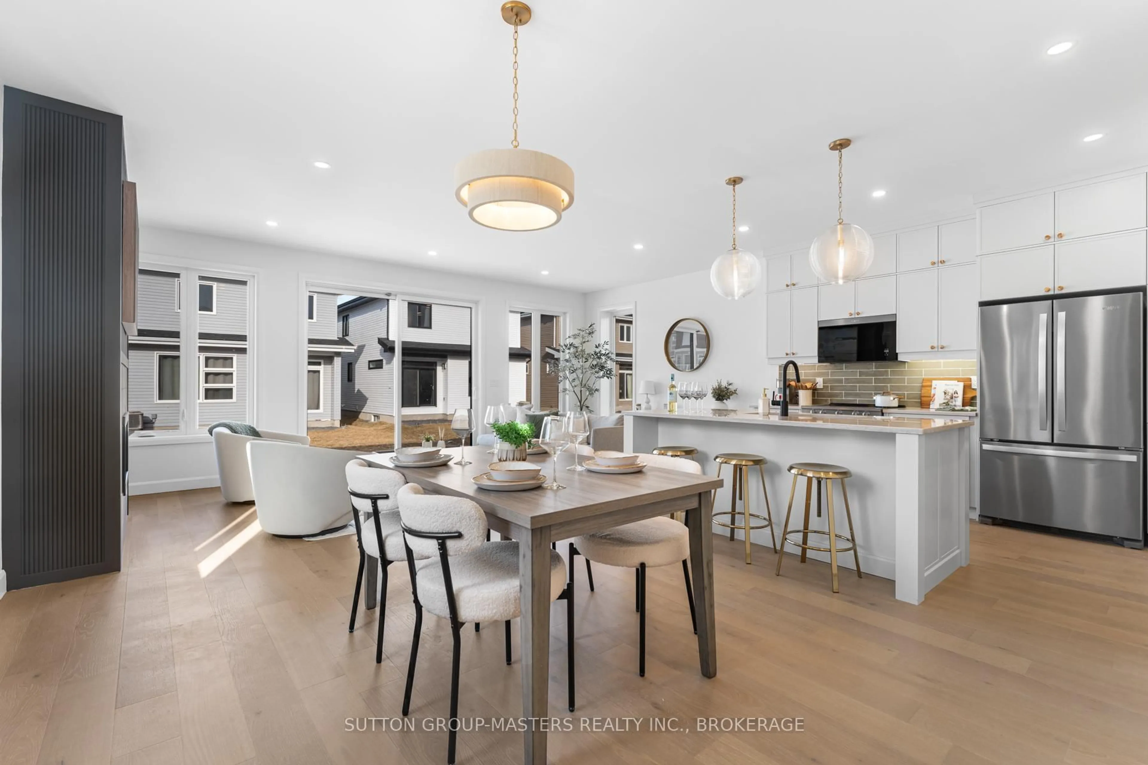 Open concept kitchen, ceramic/tile floor for 204 Superior Dr, Loyalist Ontario K7N 0E8