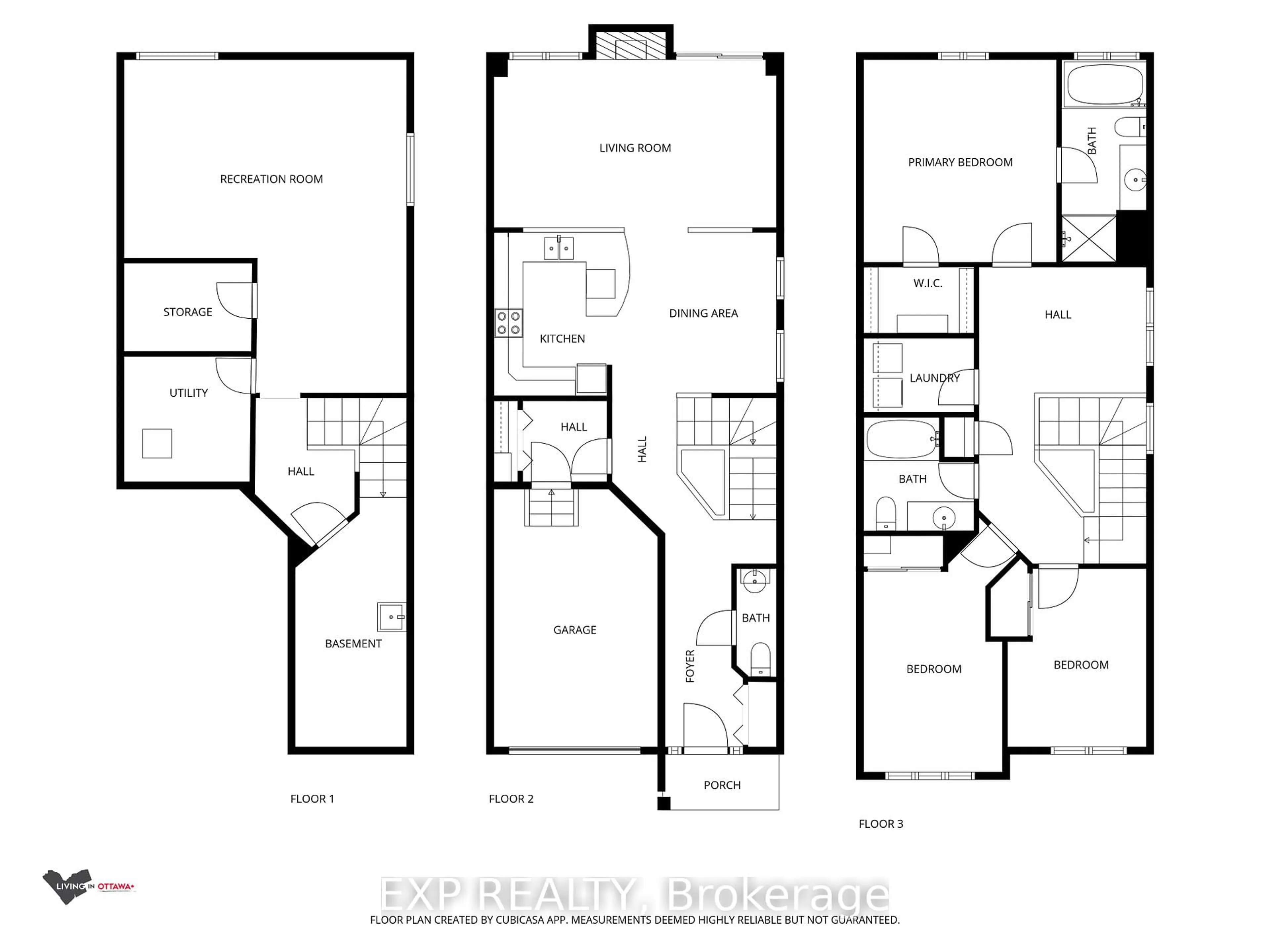 Floor plan for 618 Moorpark Ave, Ottawa Ontario K2M 0B6