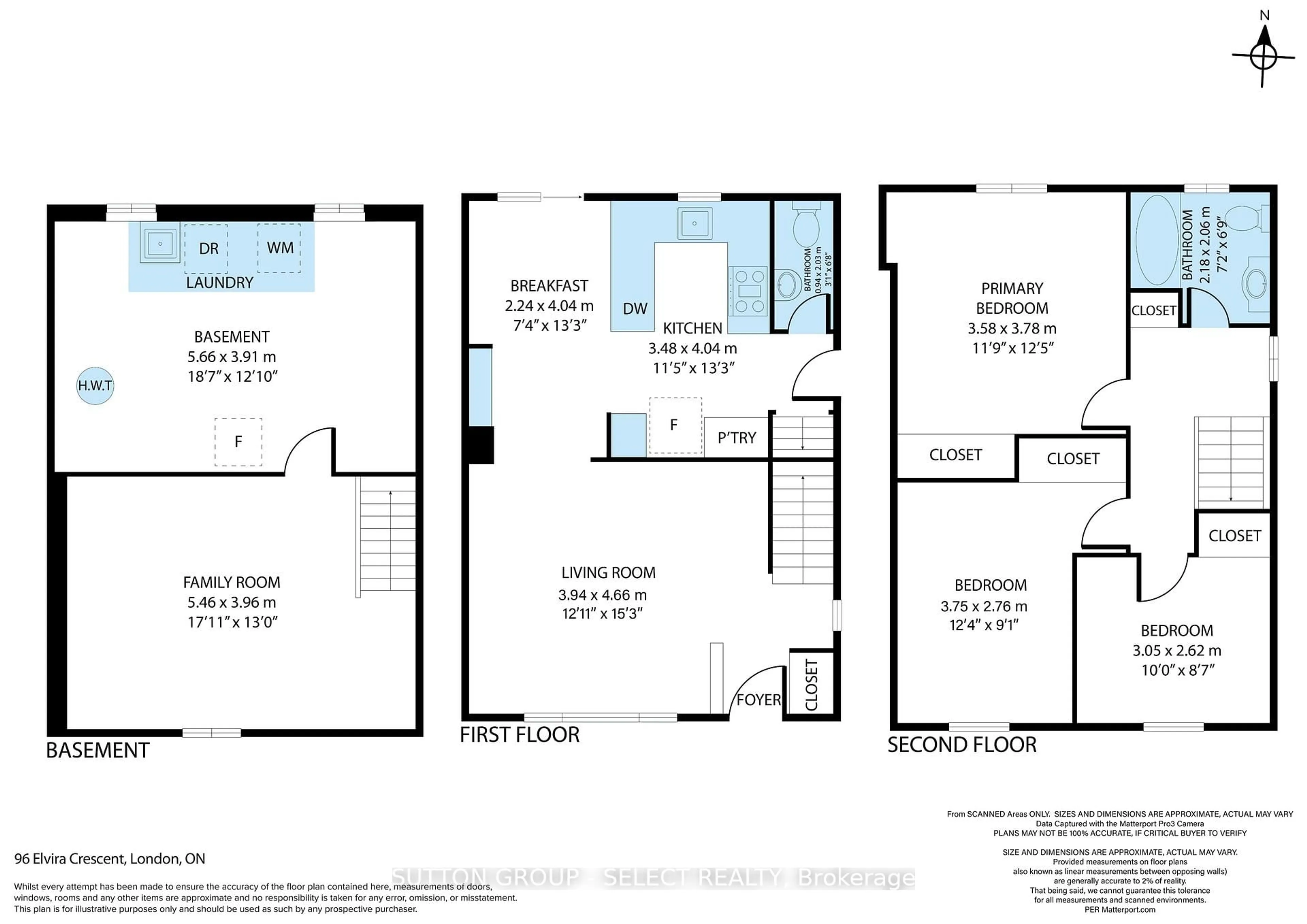 Floor plan for 96 Elvira Cres, London South Ontario N6E 2P5