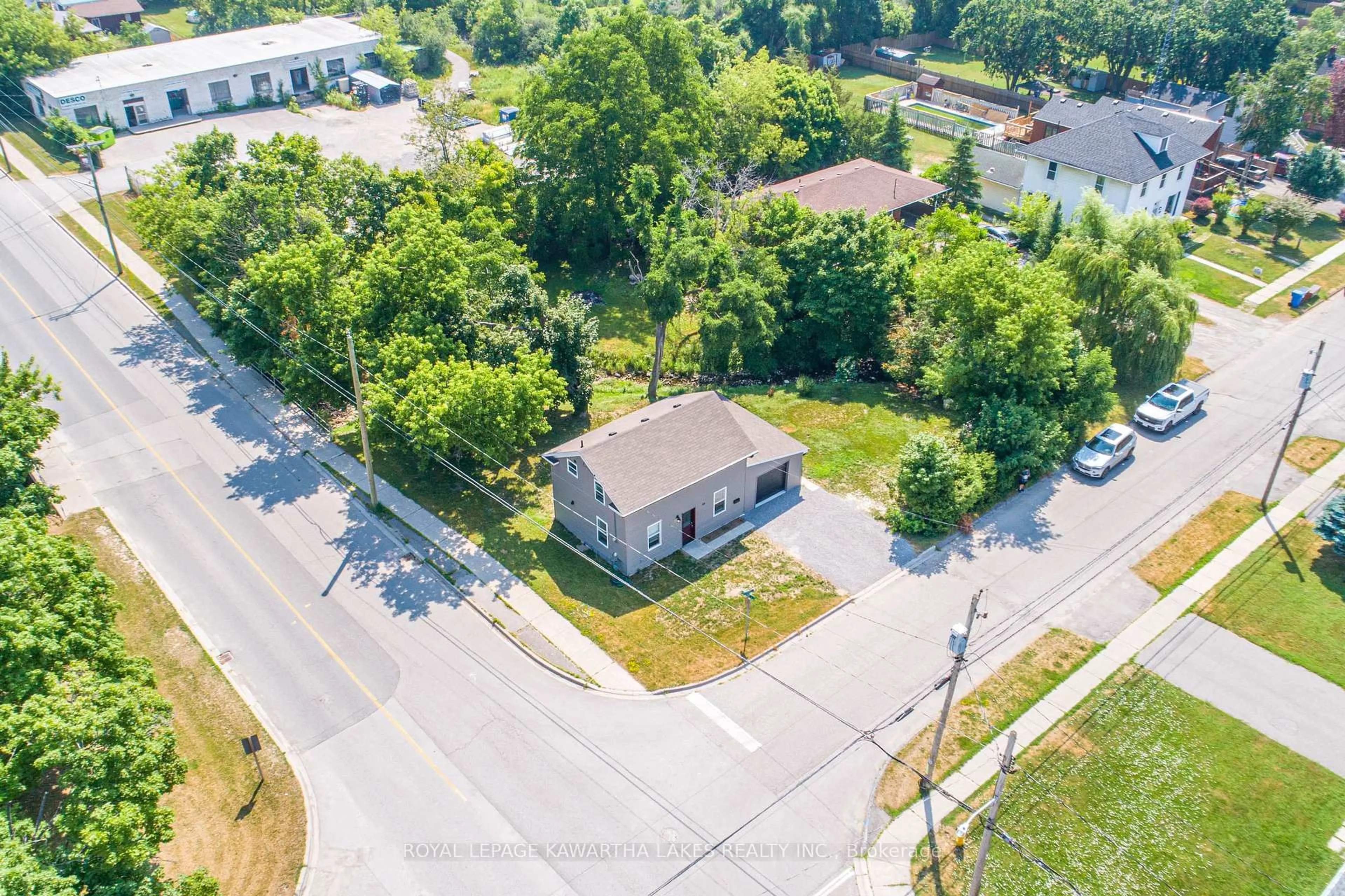 A pic from outside/outdoor area/front of a property/back of a property/a pic from drone, street for 50 St Patrick St, Kawartha Lakes Ontario K9V 1R3