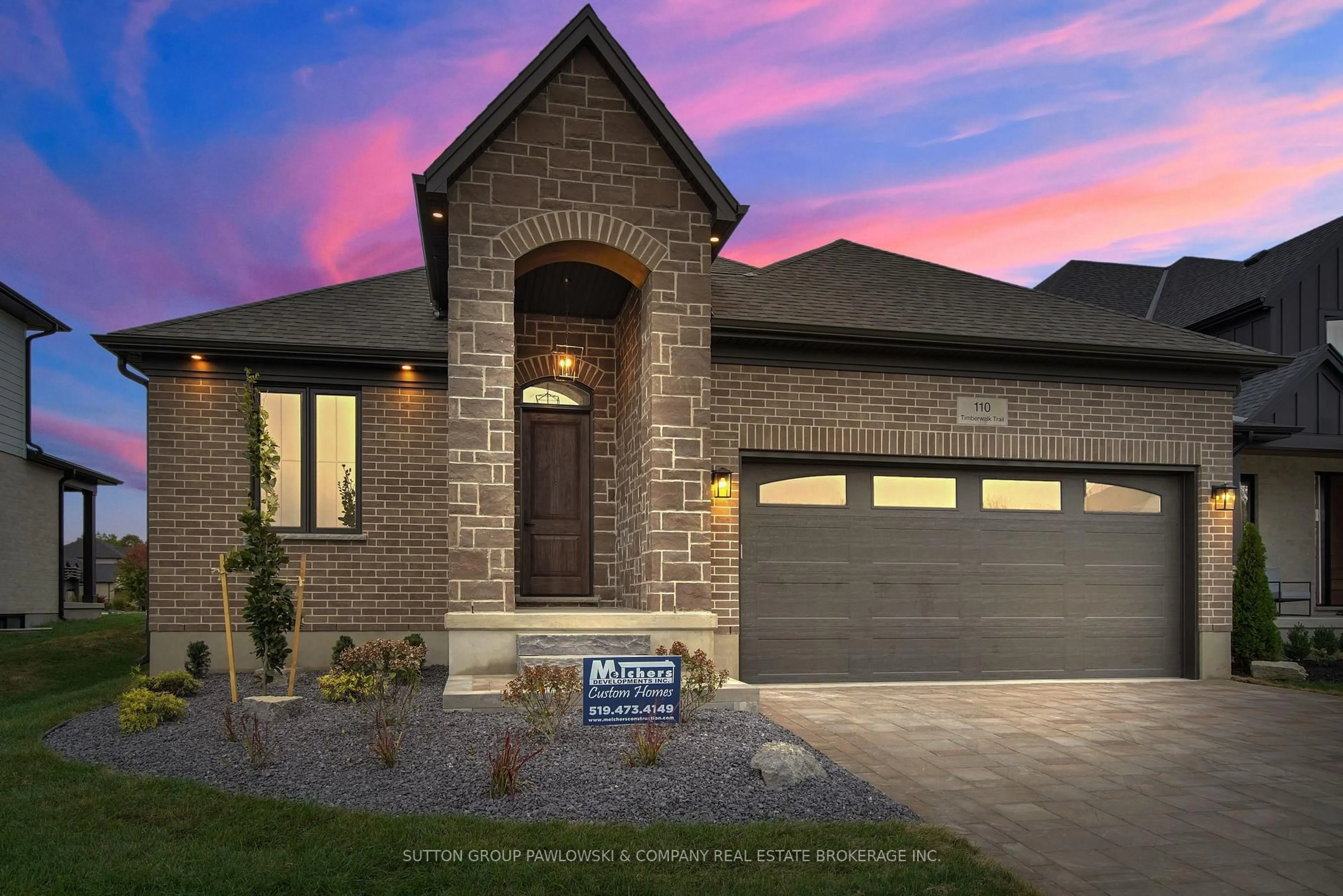 Home with brick exterior material, street for 194 TIMBERWALK Tr #LOT #17, Middlesex Centre Ontario N0M 2A0