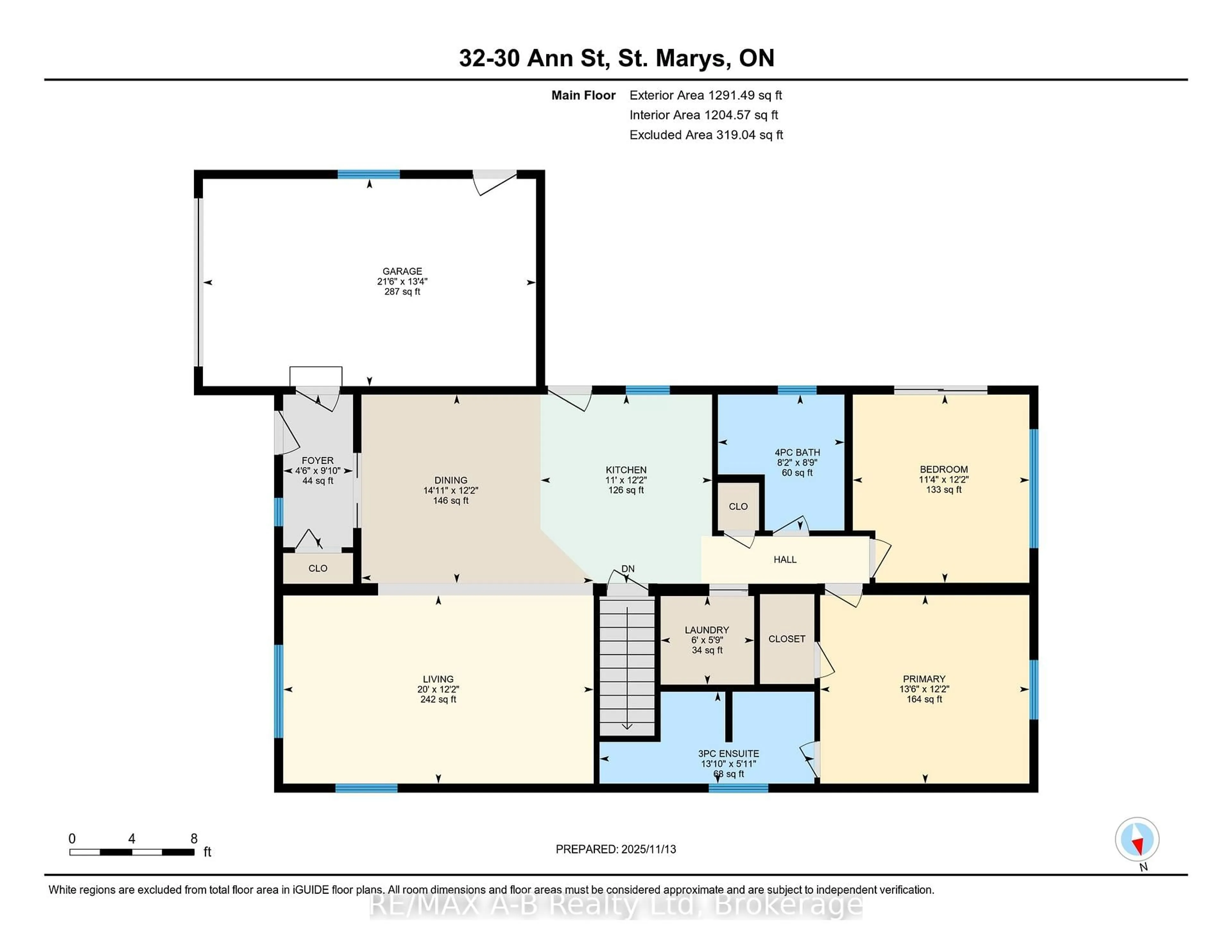 Floor plan for 30 Ann St #32, St. Marys Ontario N4X 1C8