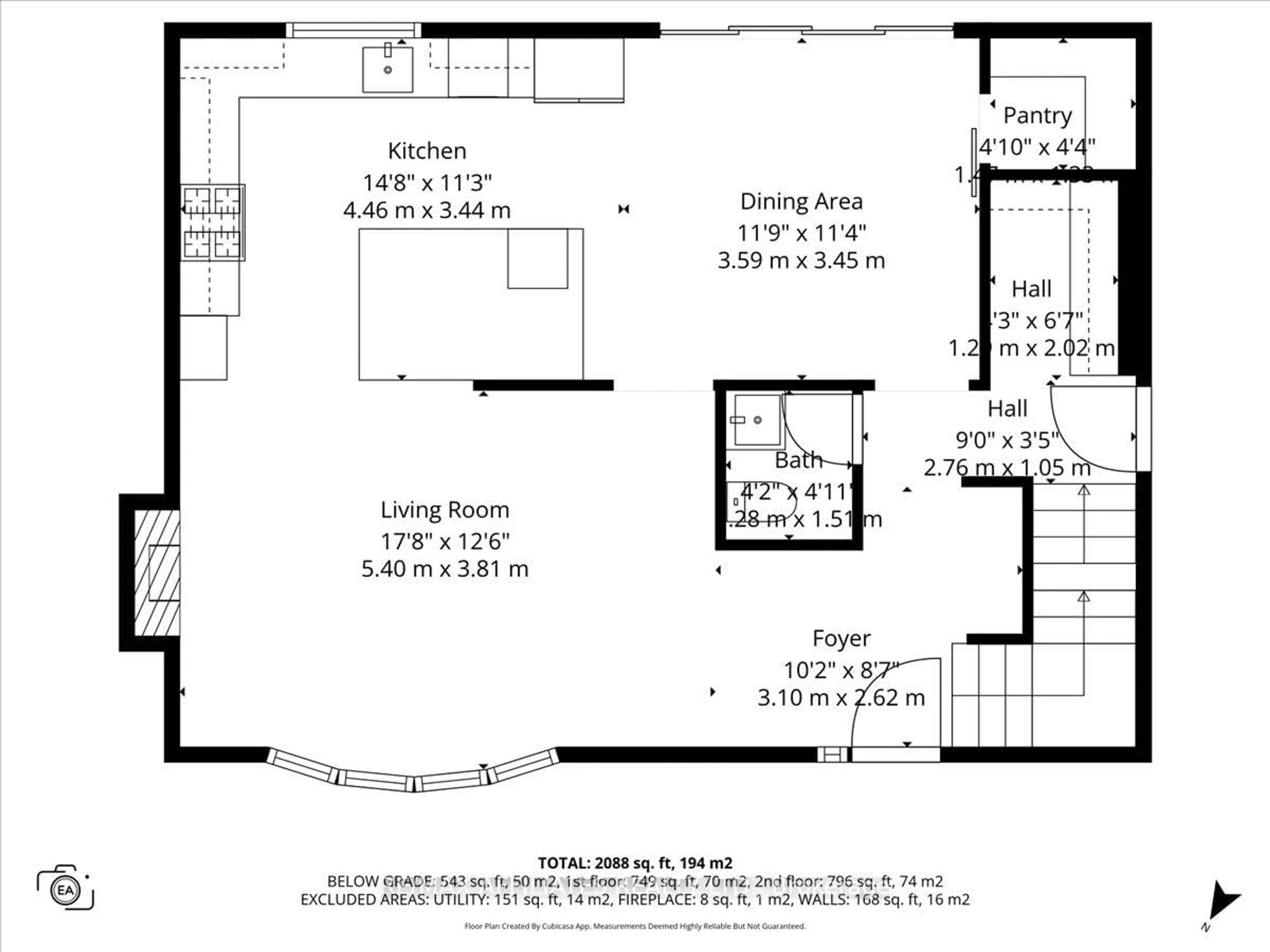 Floor plan for 7 Gagnon Crt, Ottawa Ontario K2K 1A7