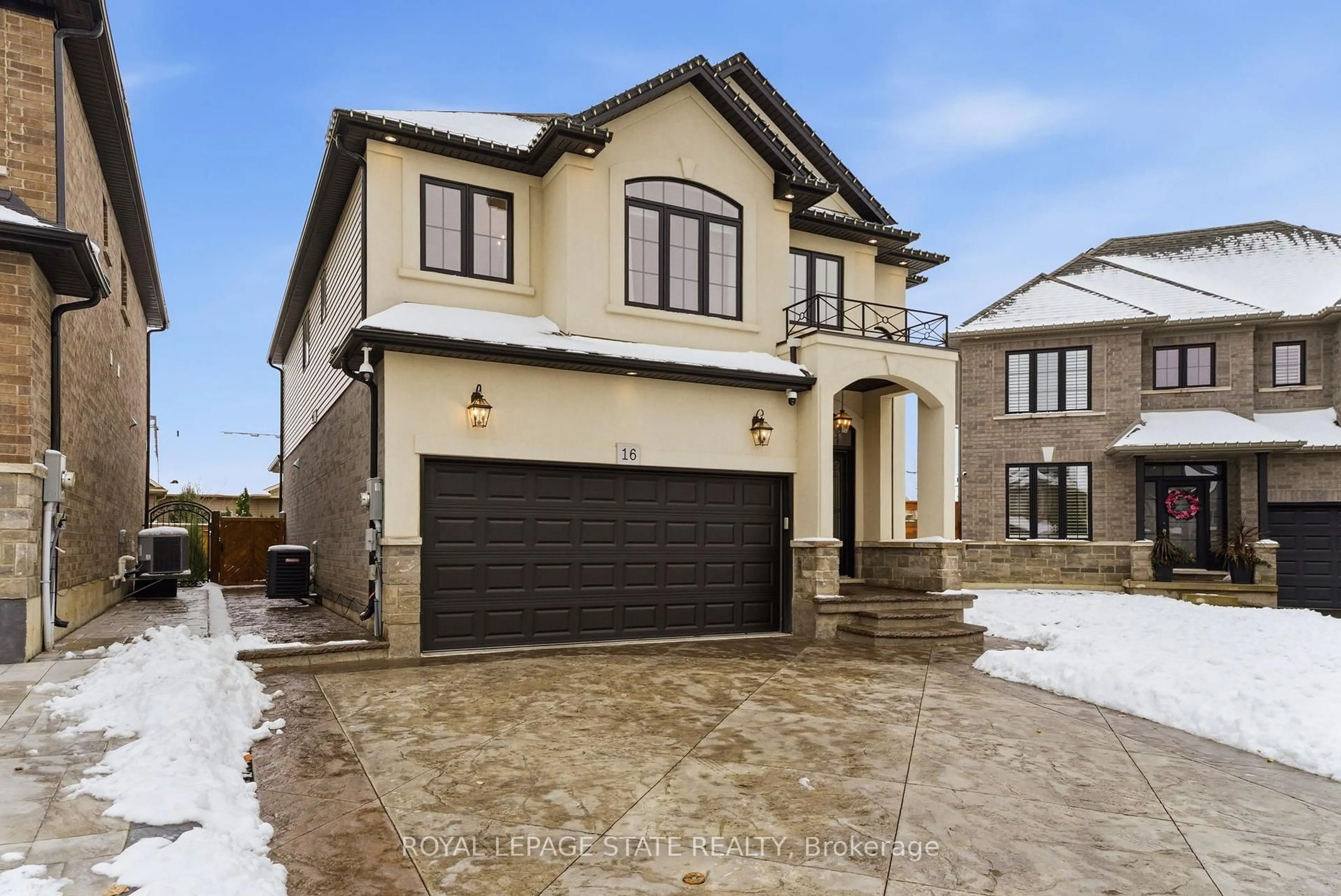 Home with brick exterior material, street for 16 Festival Way, Hamilton Ontario L0R 1C0