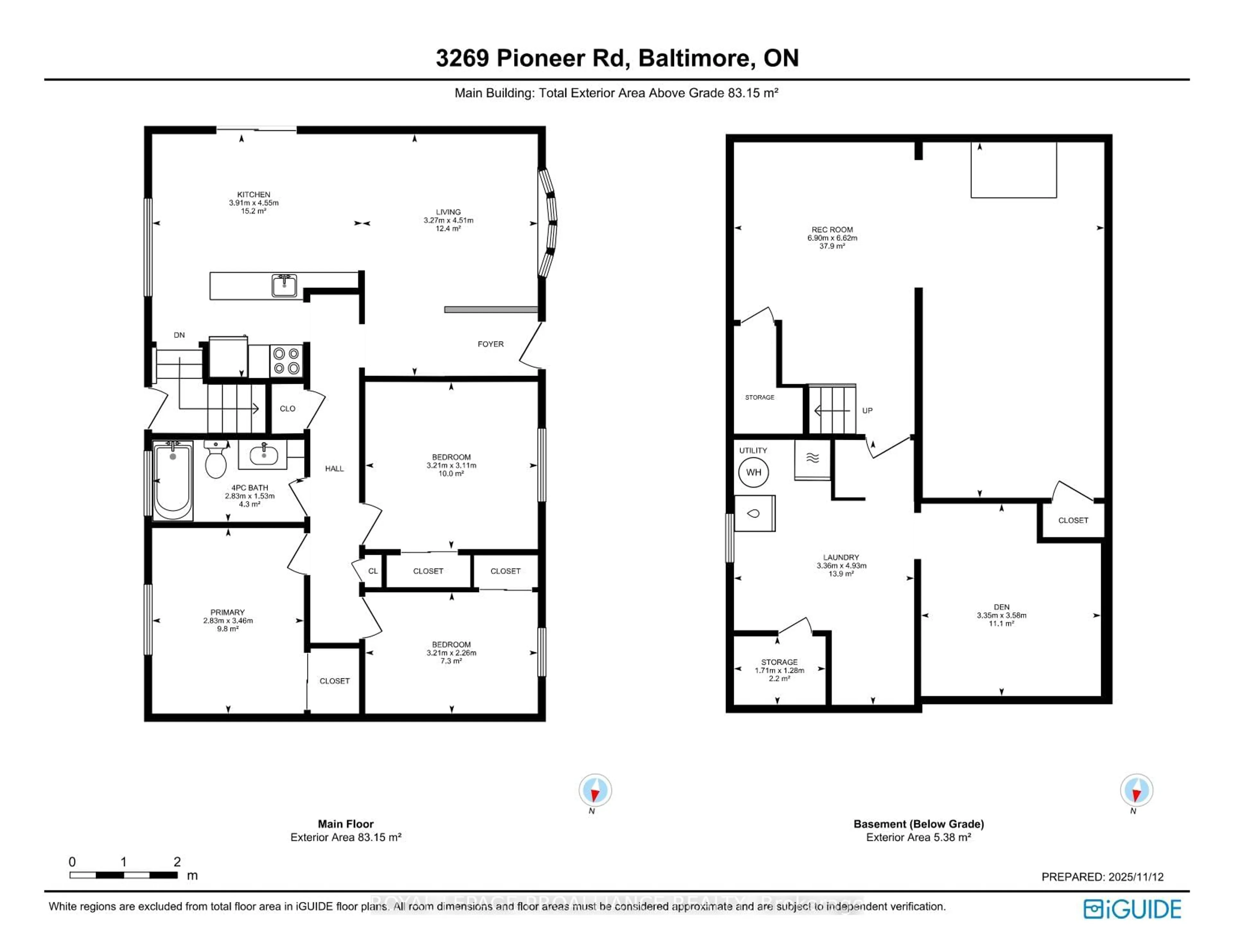Floor plan for 3269 Pioneer Rd, Alnwick/Haldimand Ontario K0K 1C0