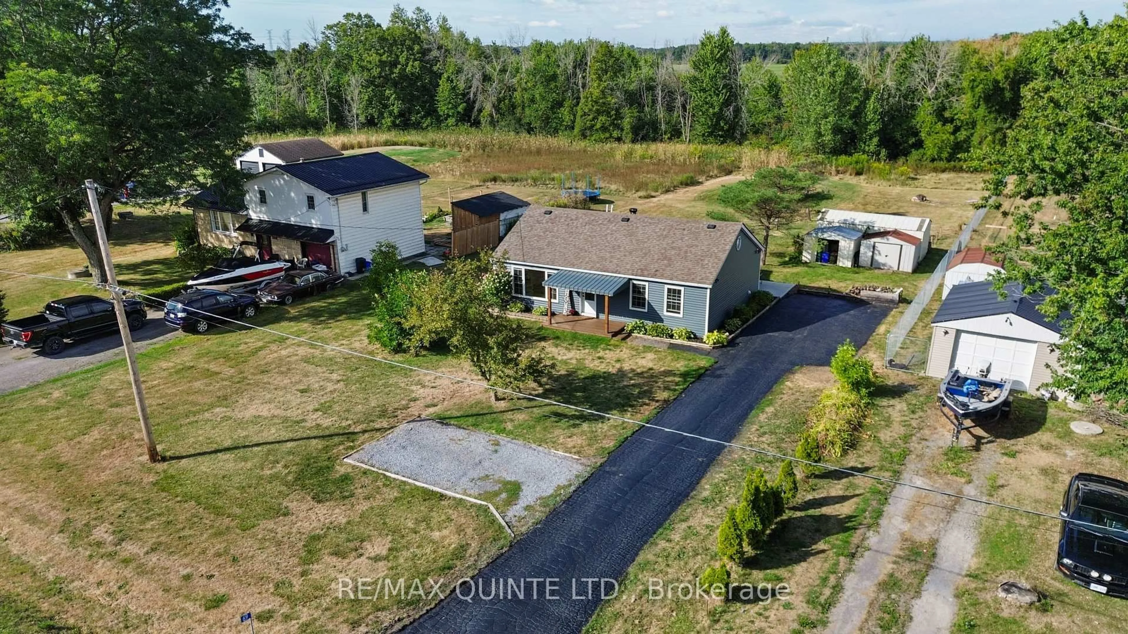 A pic from outside/outdoor area/front of a property/back of a property/a pic from drone, street for 69 Ashley St, Quinte West Ontario K0K 2B0