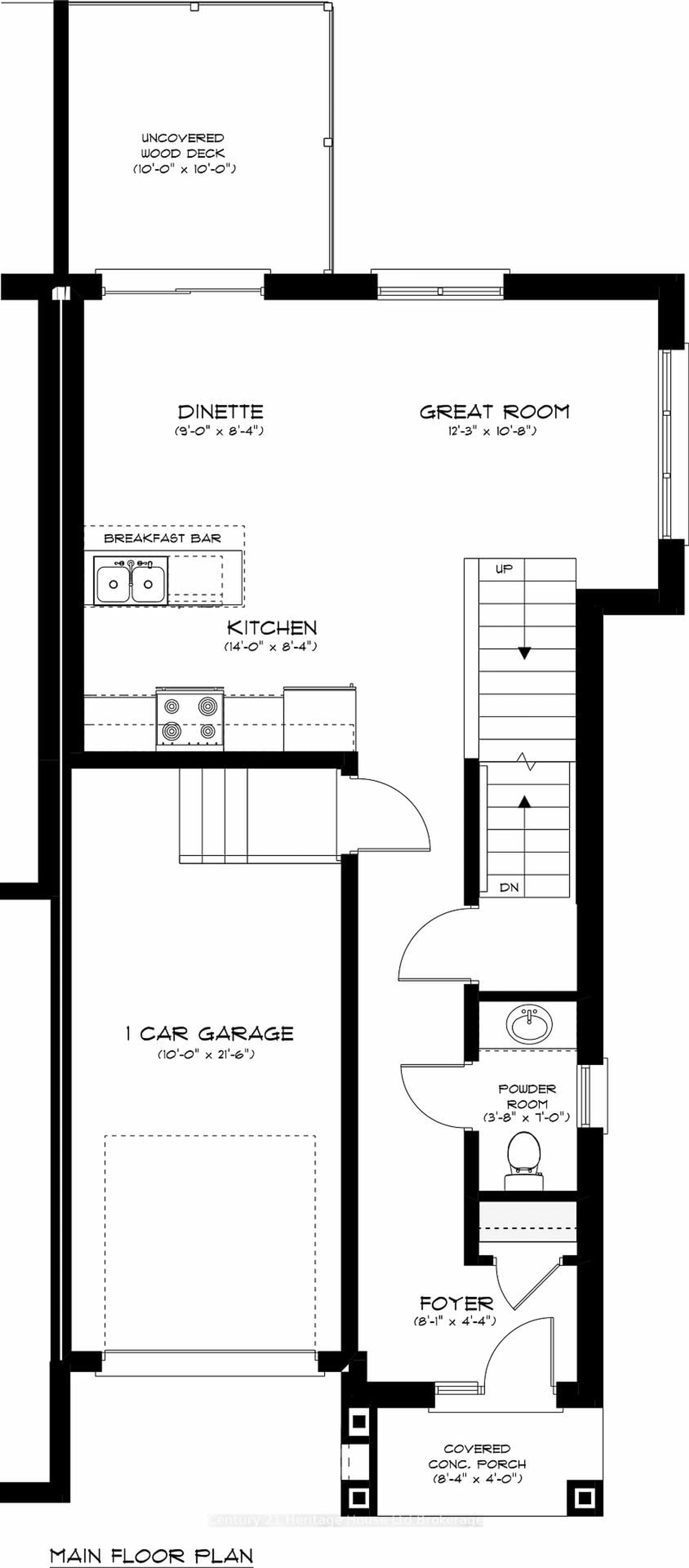 Floor plan for 311 Kading Cres #4, Woodstock Ontario N4S 0G6