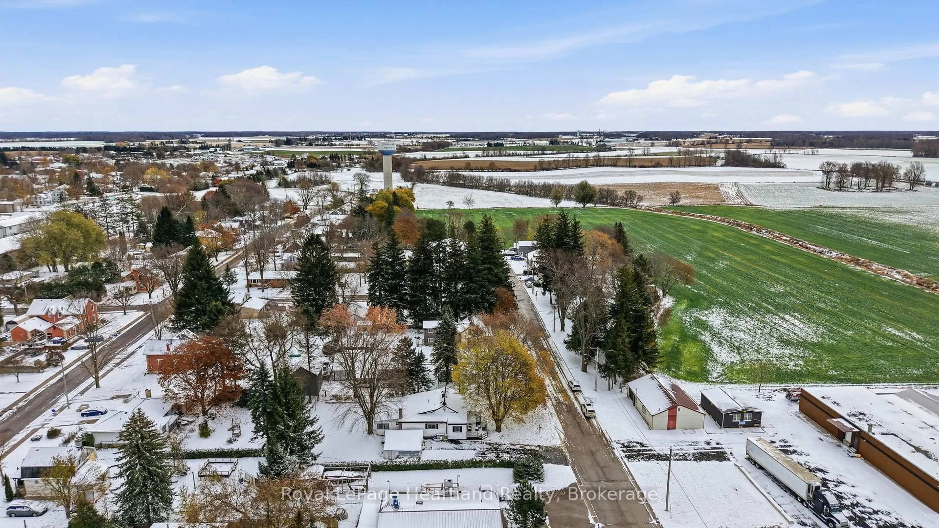 A pic from outside/outdoor area/front of a property/back of a property/a pic from drone, unknown for 15 Wilson St, Minto Ontario N0G 1Z0