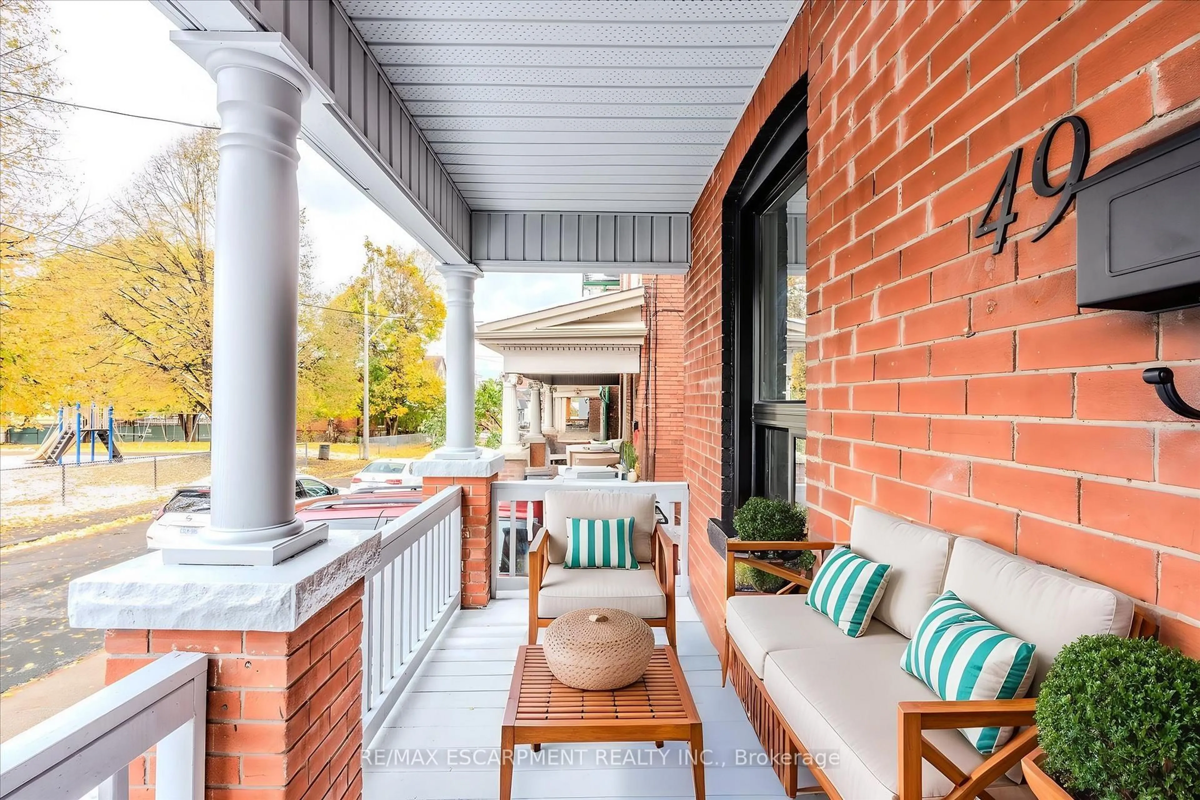 Patio, street for 49 Myrtle Ave, Hamilton Ontario L8M 2E8