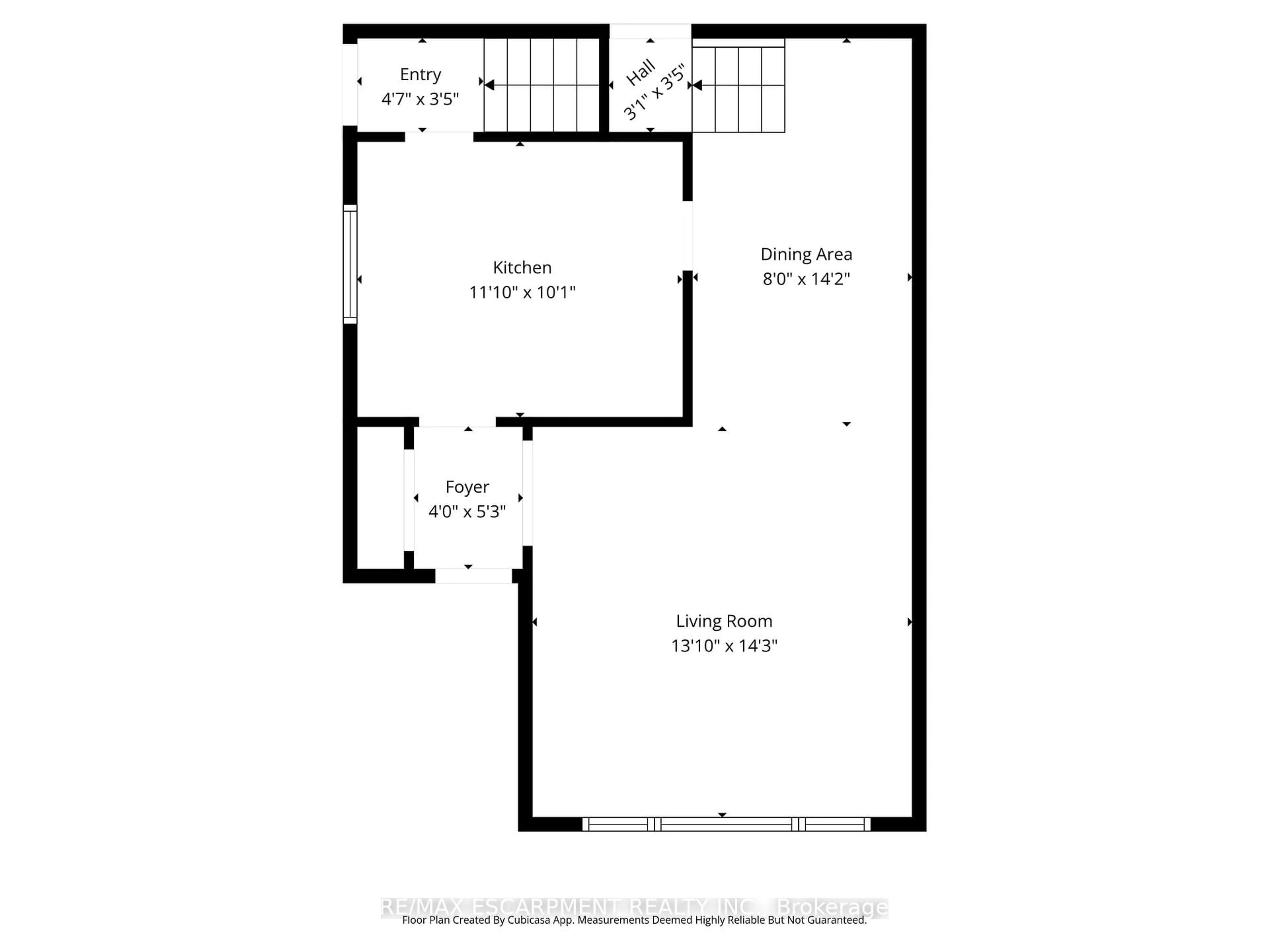 Floor plan for 11 Torlake St, Hamilton Ontario L8W 1L4
