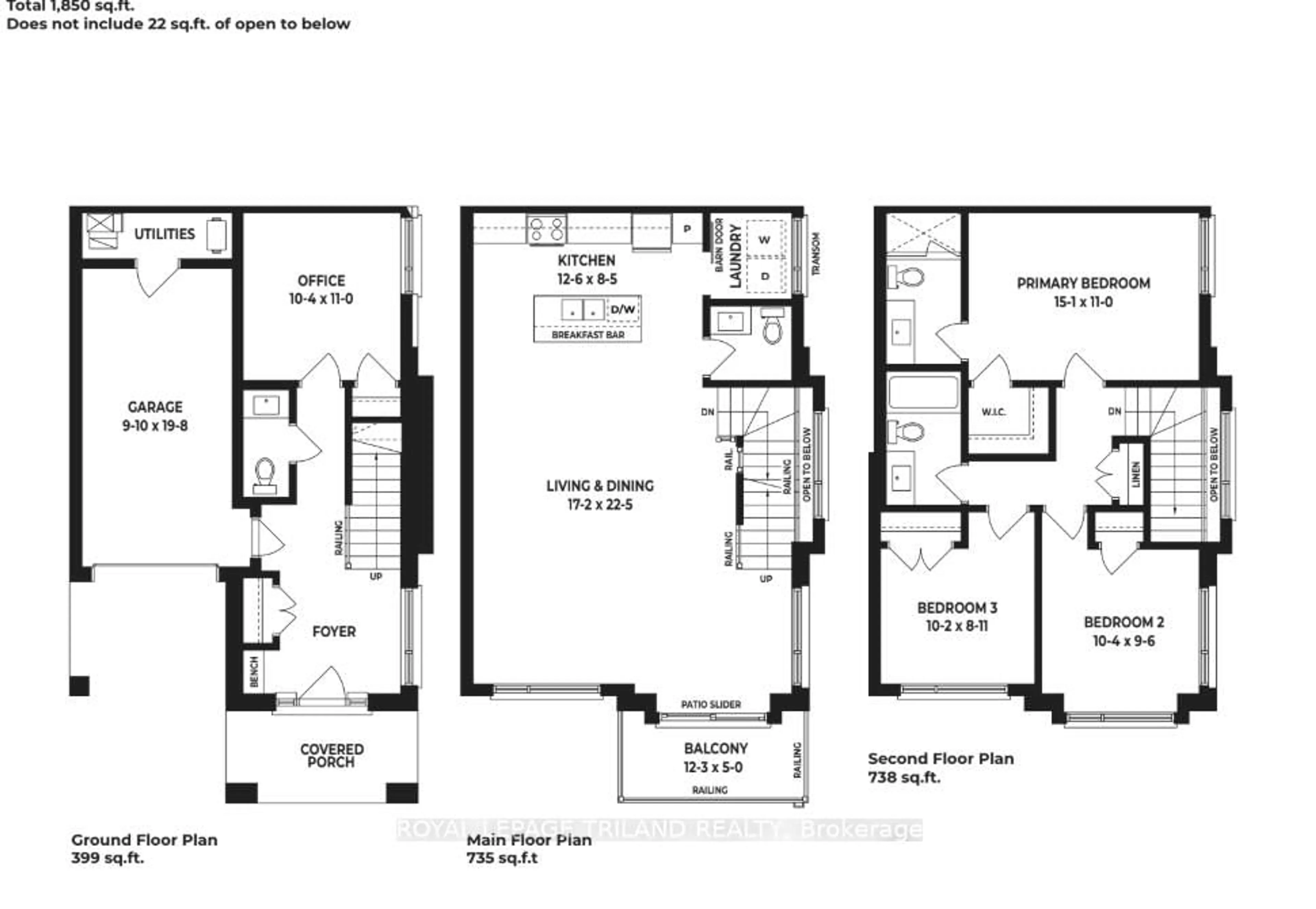 Floor plan for 3103 Petty Rd #8, London South Ontario N6L 0K1