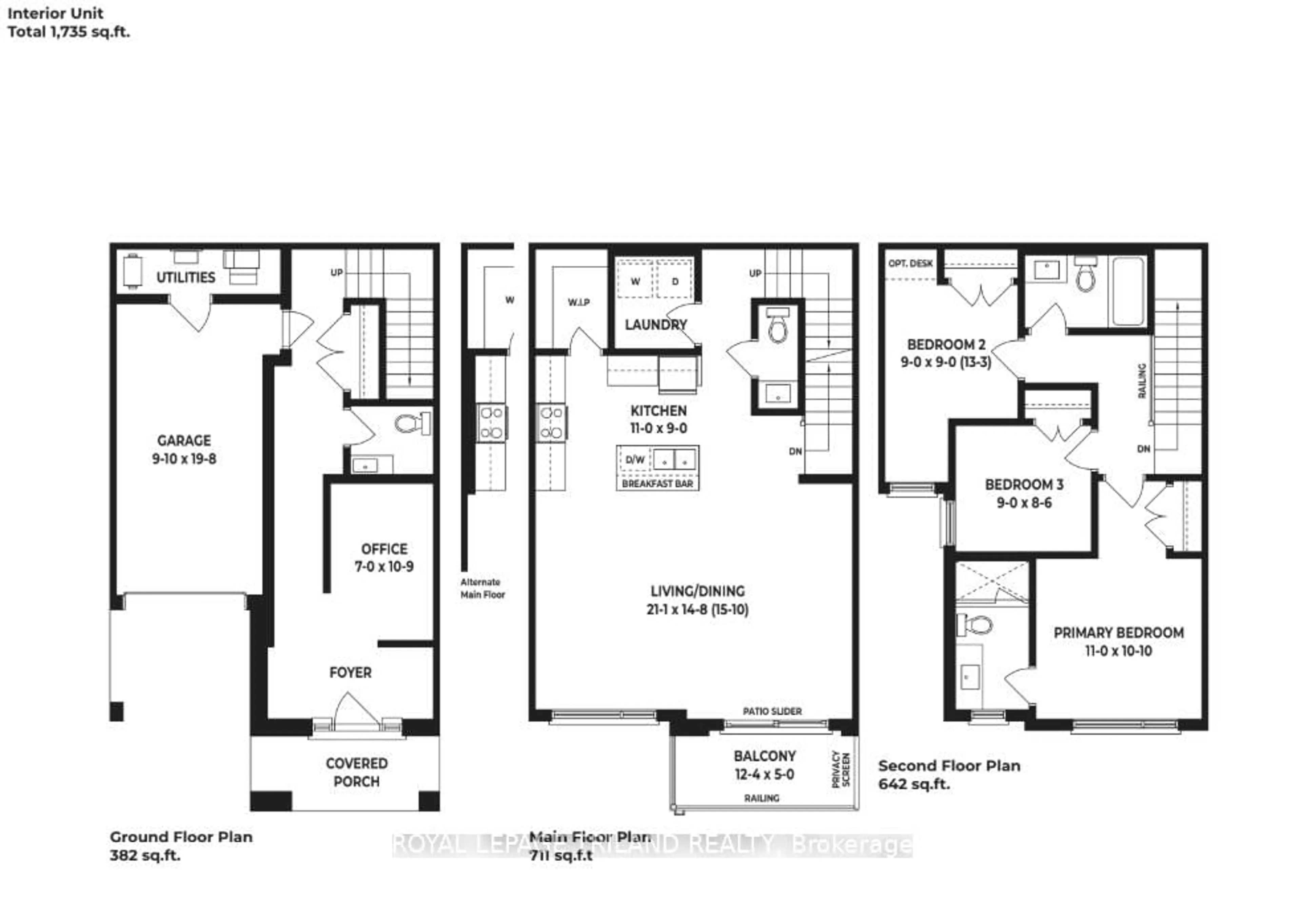 Floor plan for 3103 Petty Rd #8, London South Ontario N6L 0K1