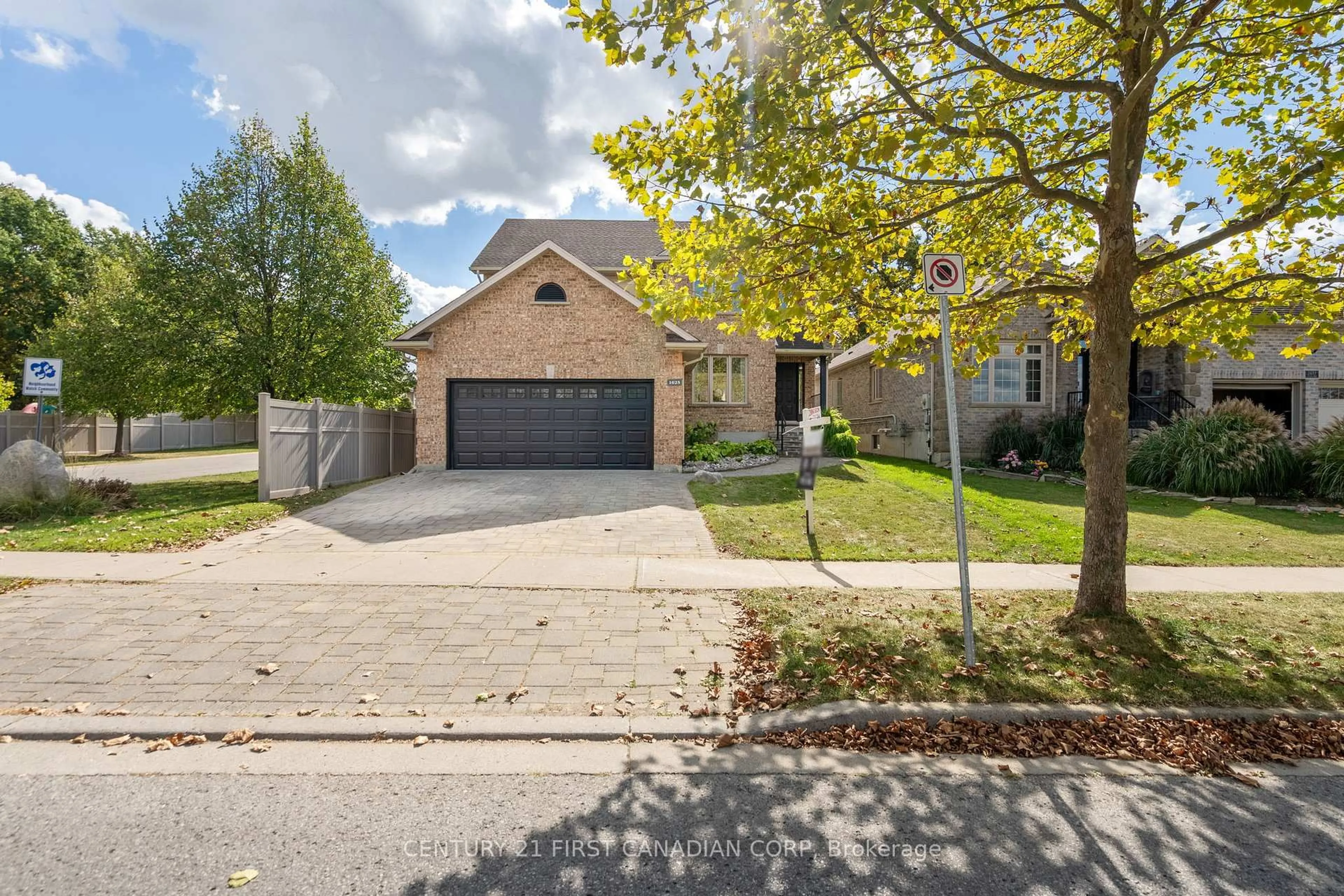 Home with brick exterior material, street for 1625 Shore Rd, London South Ontario N6K 4Z5
