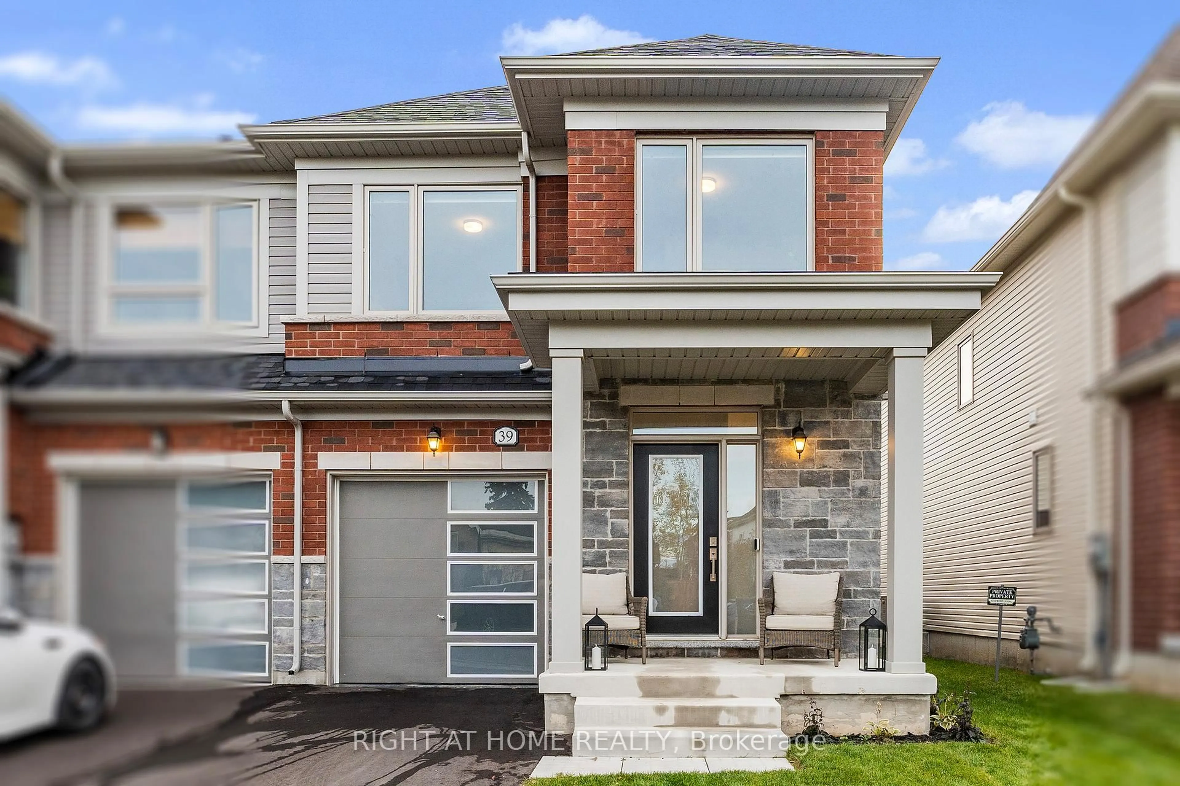Home with brick exterior material, street for 39 Edminston Dr, Centre Wellington Ontario N1M 0J1