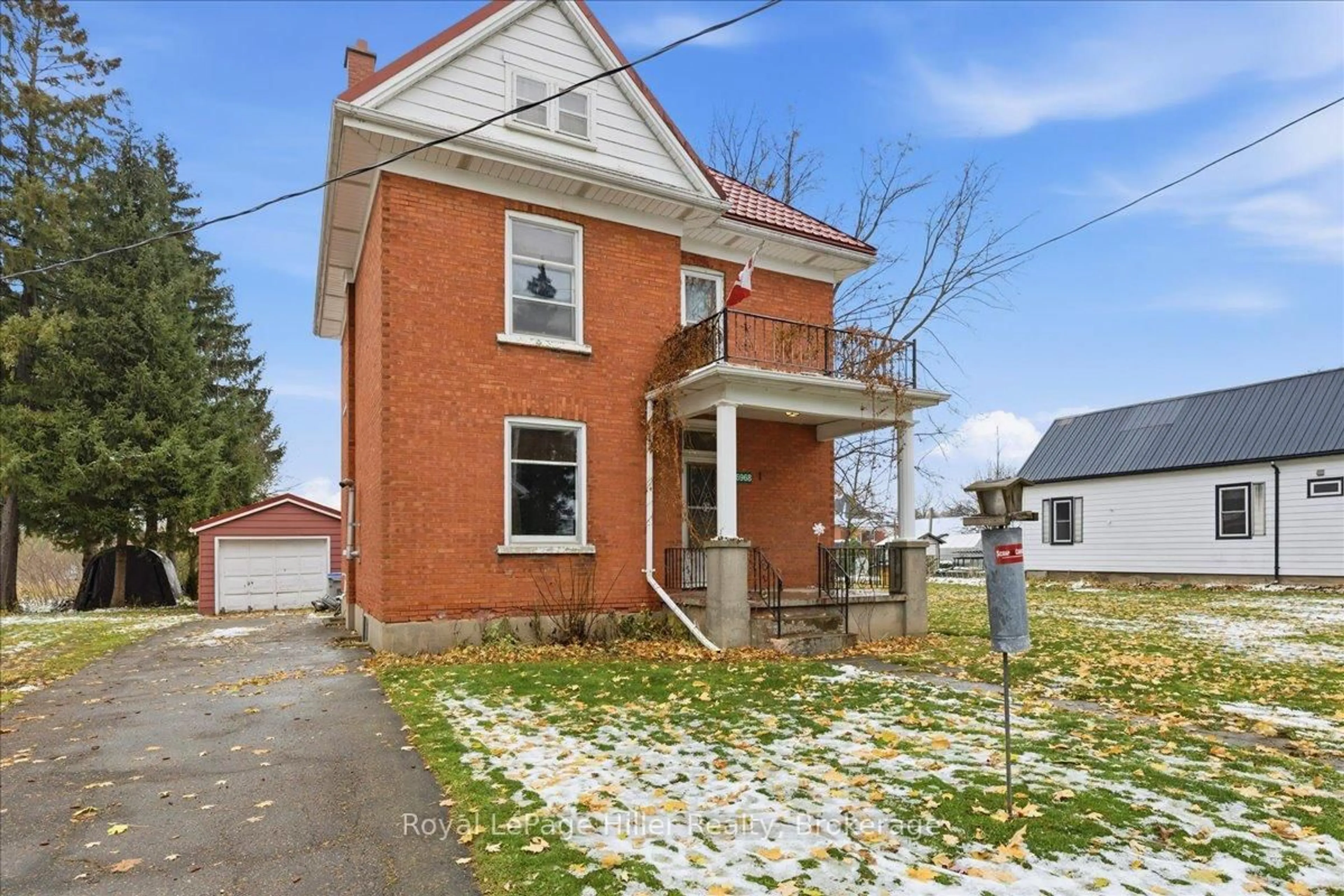 Home with brick exterior material, street for 6968 MAIN St, Perth East Ontario N0K 1L0