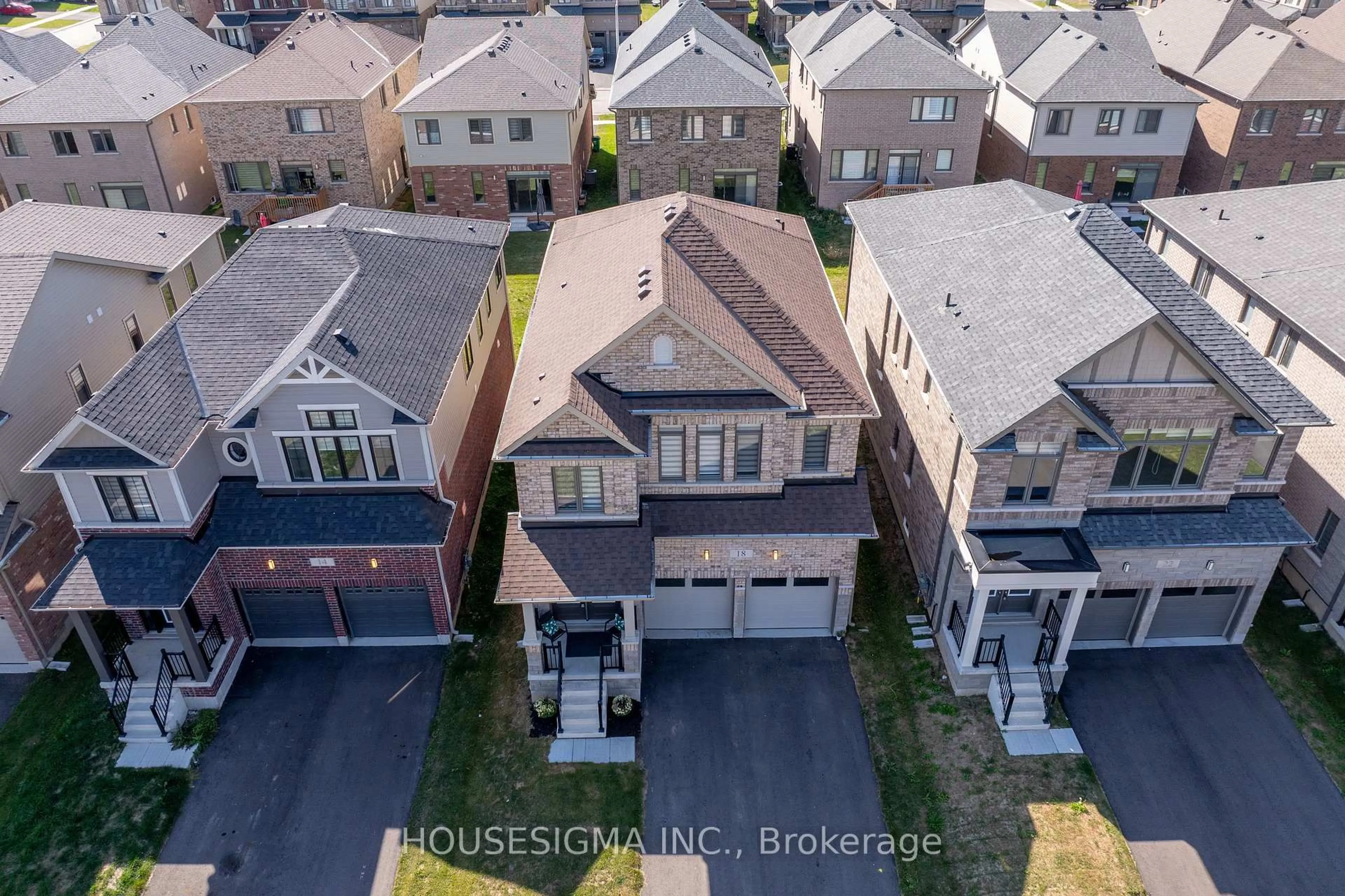 A pic from outside/outdoor area/front of a property/back of a property/a pic from drone, street for 18 Prince Philip Blvd, North Dumfries Ontario N0B 1E0
