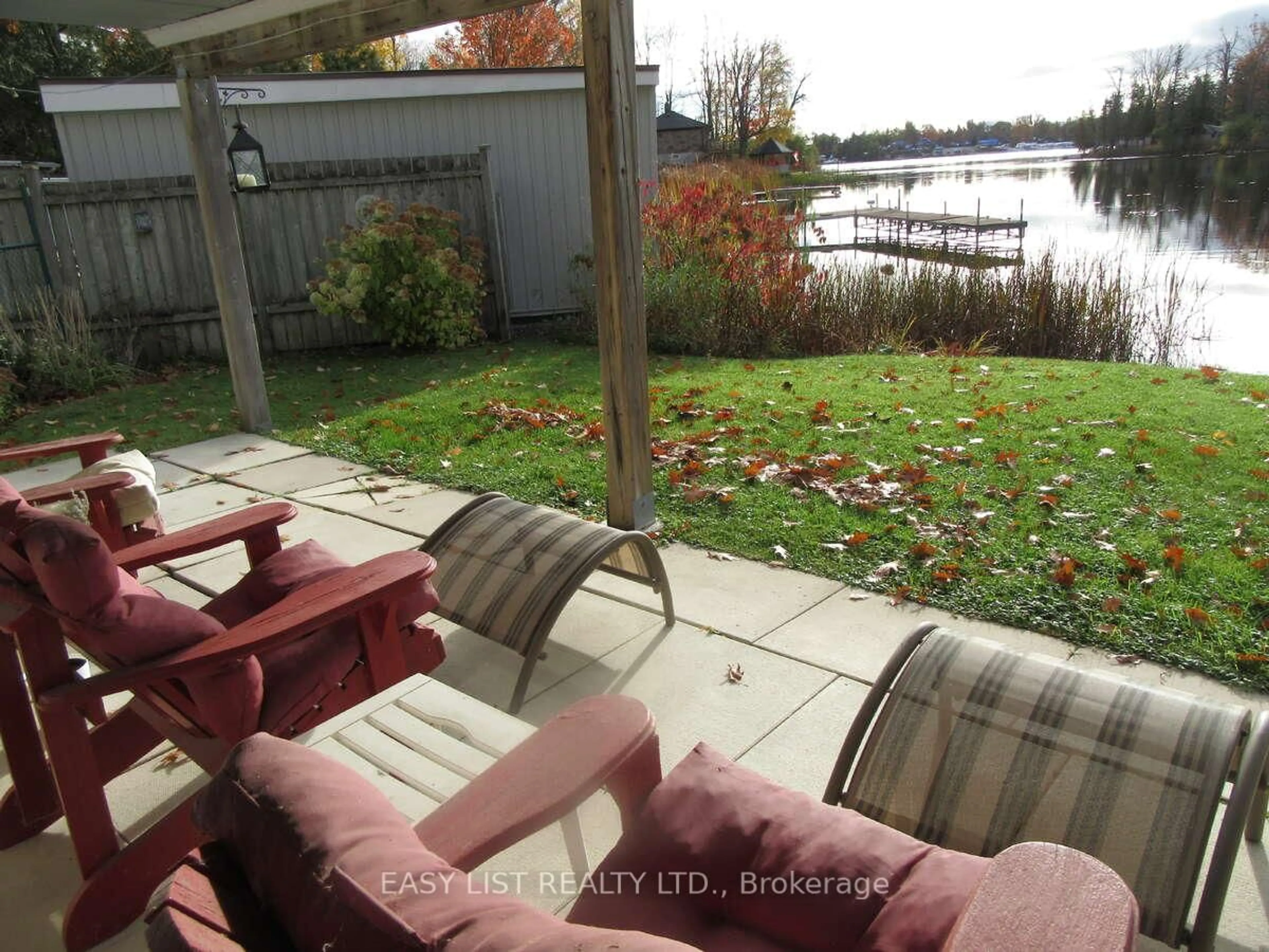 Patio, water/lake/river/ocean view for 16 Fire Route 122, Trent Lakes Ontario K0M 1A0