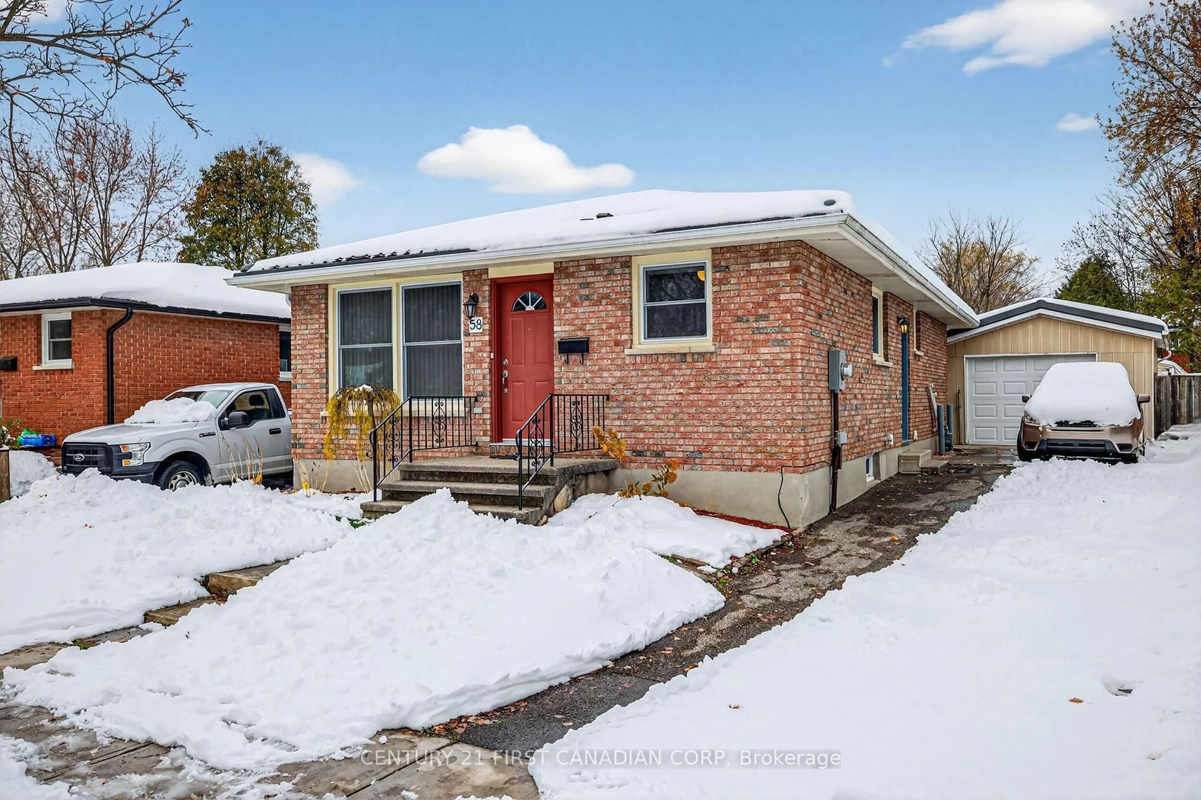 Home with brick exterior material, street for 58 Scotchmere Cres, London South Ontario N6E 2A1
