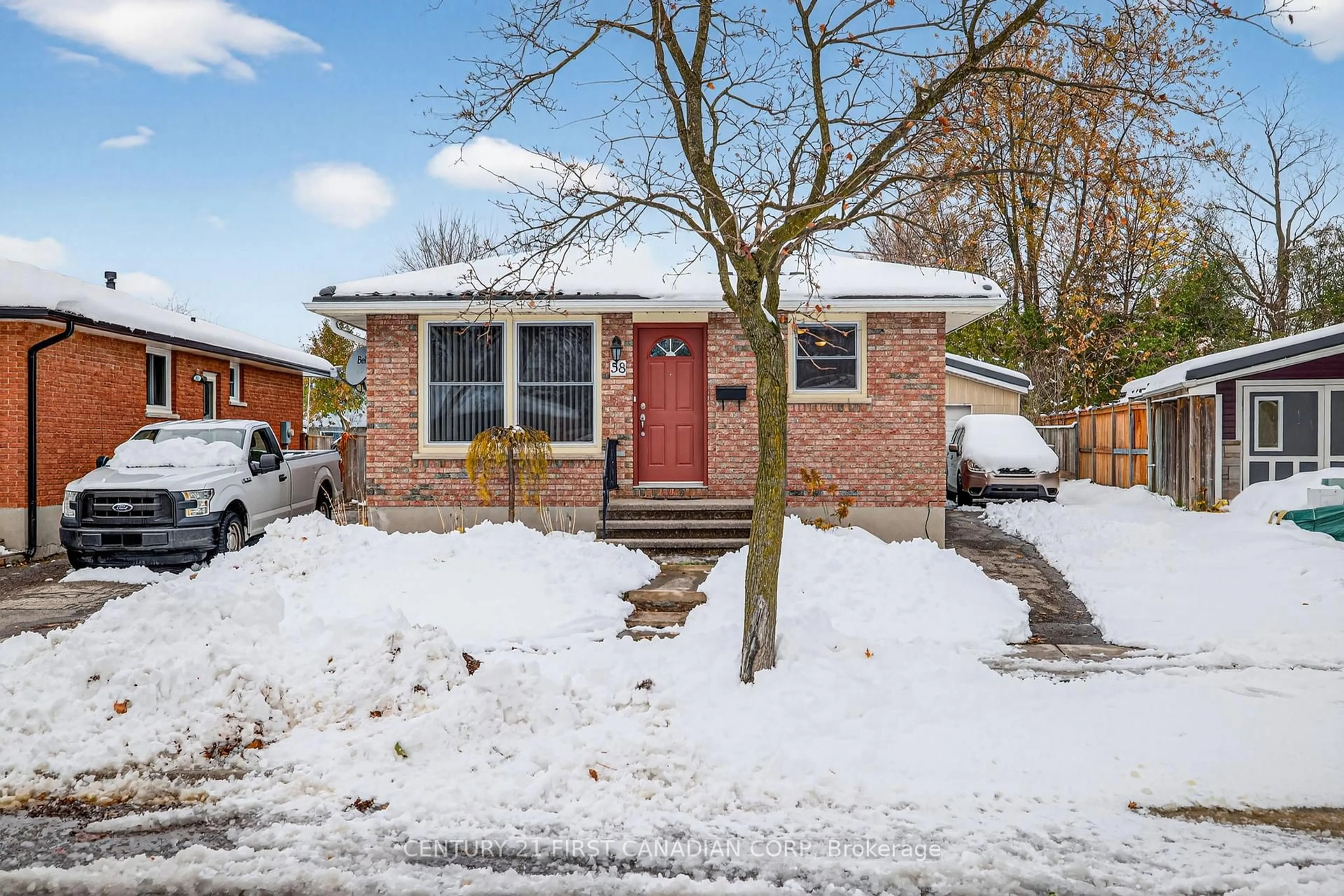 Home with brick exterior material, street for 58 Scotchmere Cres, London South Ontario N6E 2A1