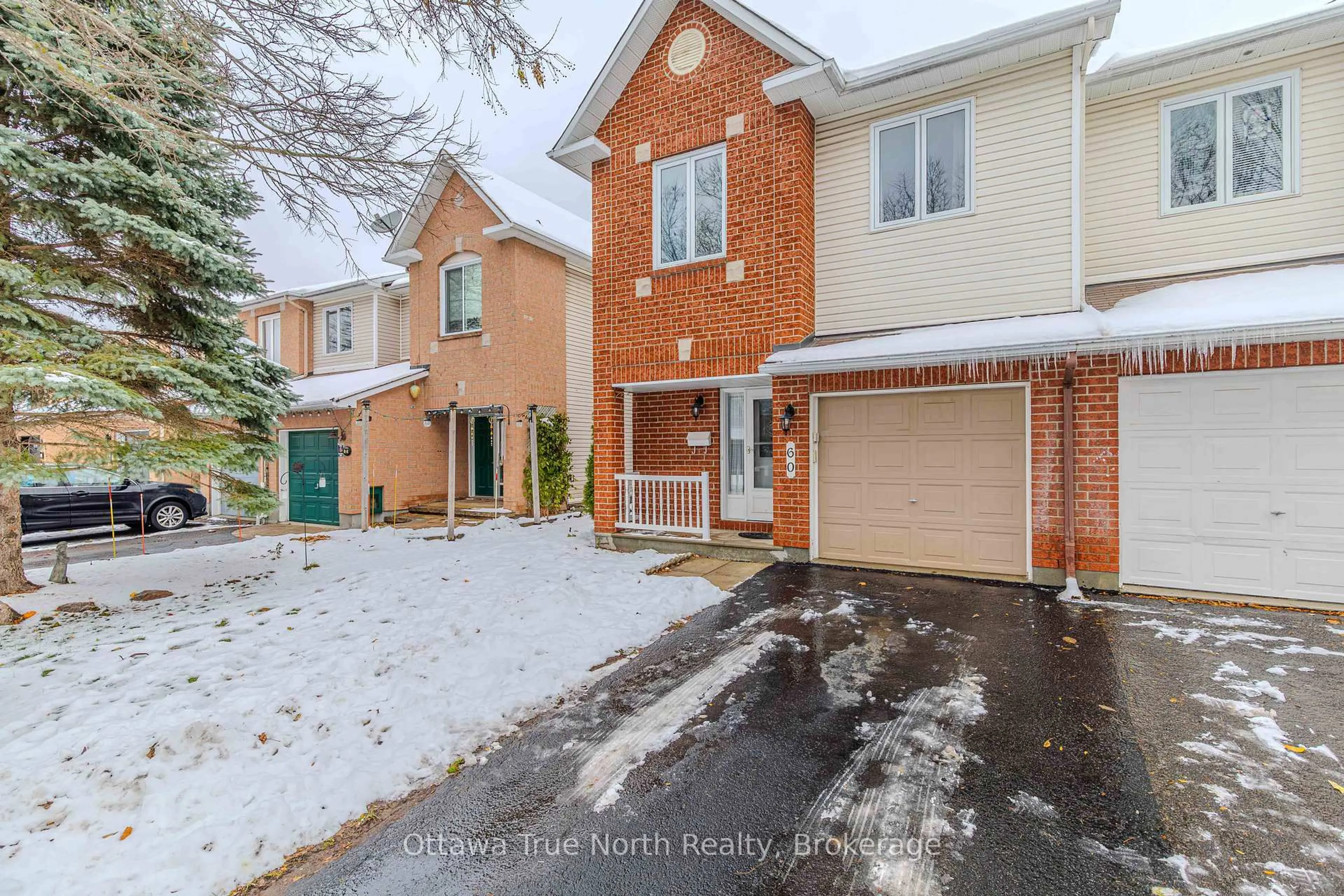 Home with brick exterior material, street for 60 Sheppard's Glen Ave, Ottawa Ontario K2M 2M9