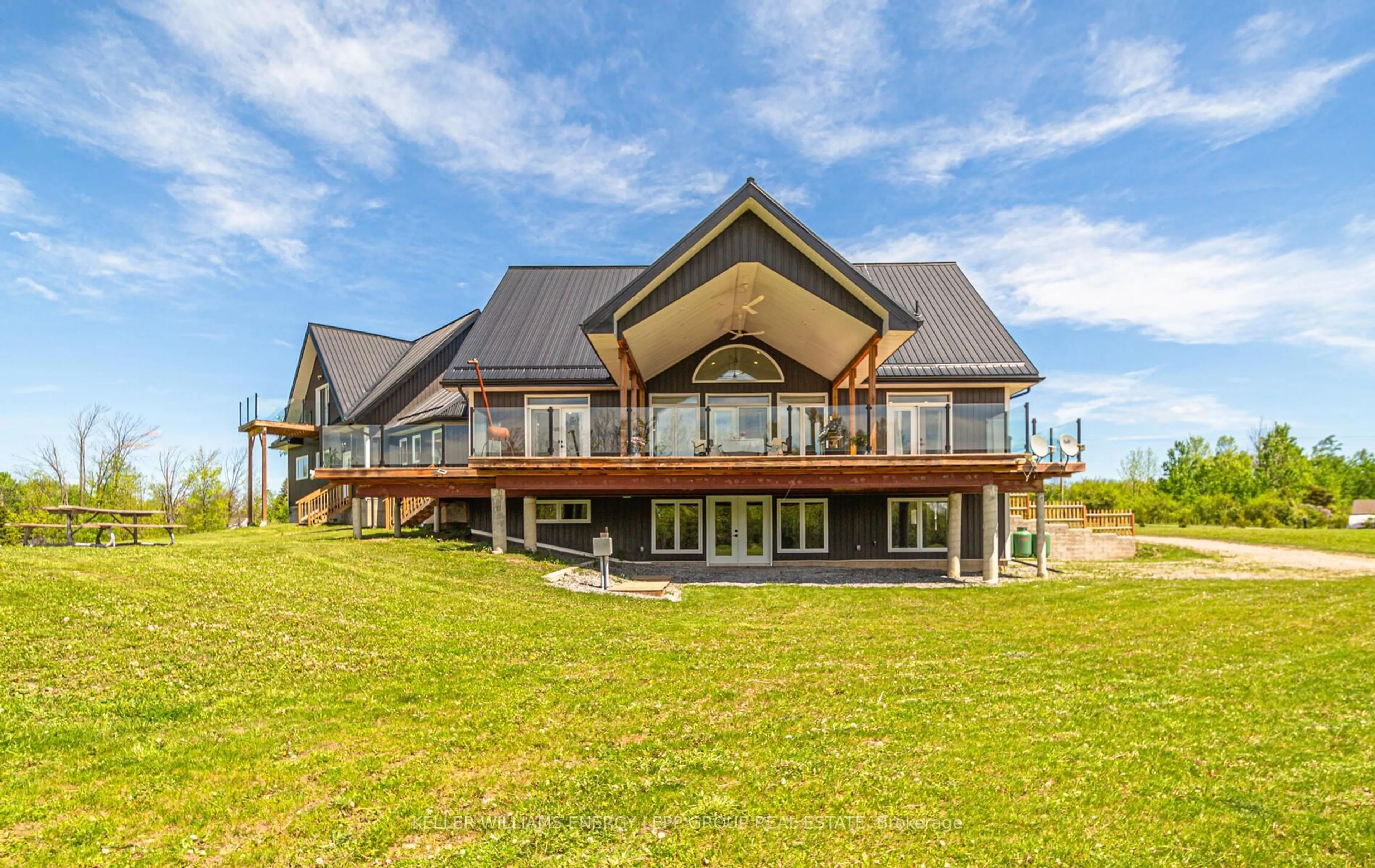 A pic from outside/outdoor area/front of a property/back of a property/a pic from drone, unknown for 44 Ball Point Rd, Kawartha Lakes Ontario K0M 2C0