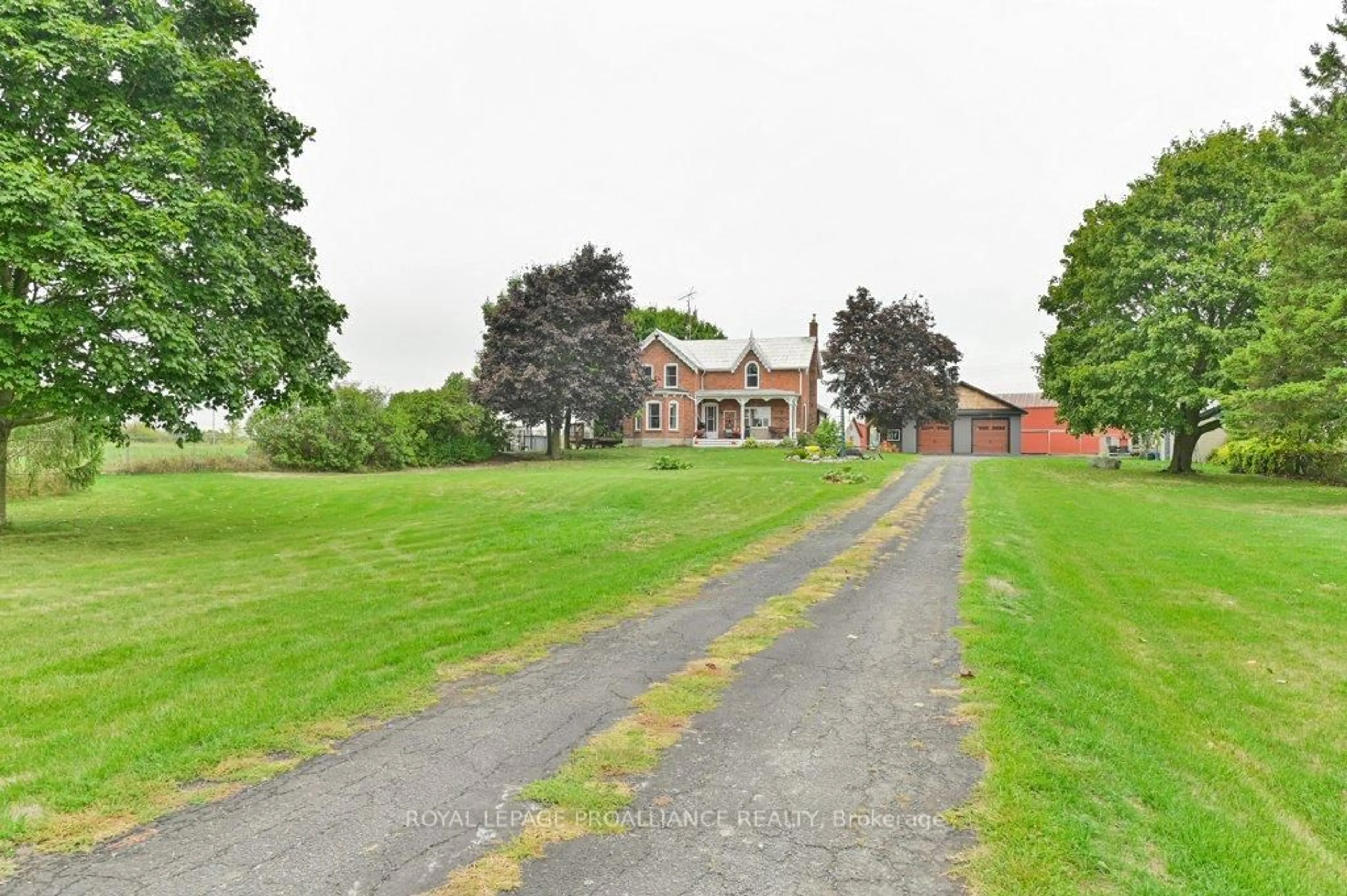 A pic from outside/outdoor area/front of a property/back of a property/a pic from drone, street for 1423 Blessington Rd, Corbyville Ontario K0K 1V0