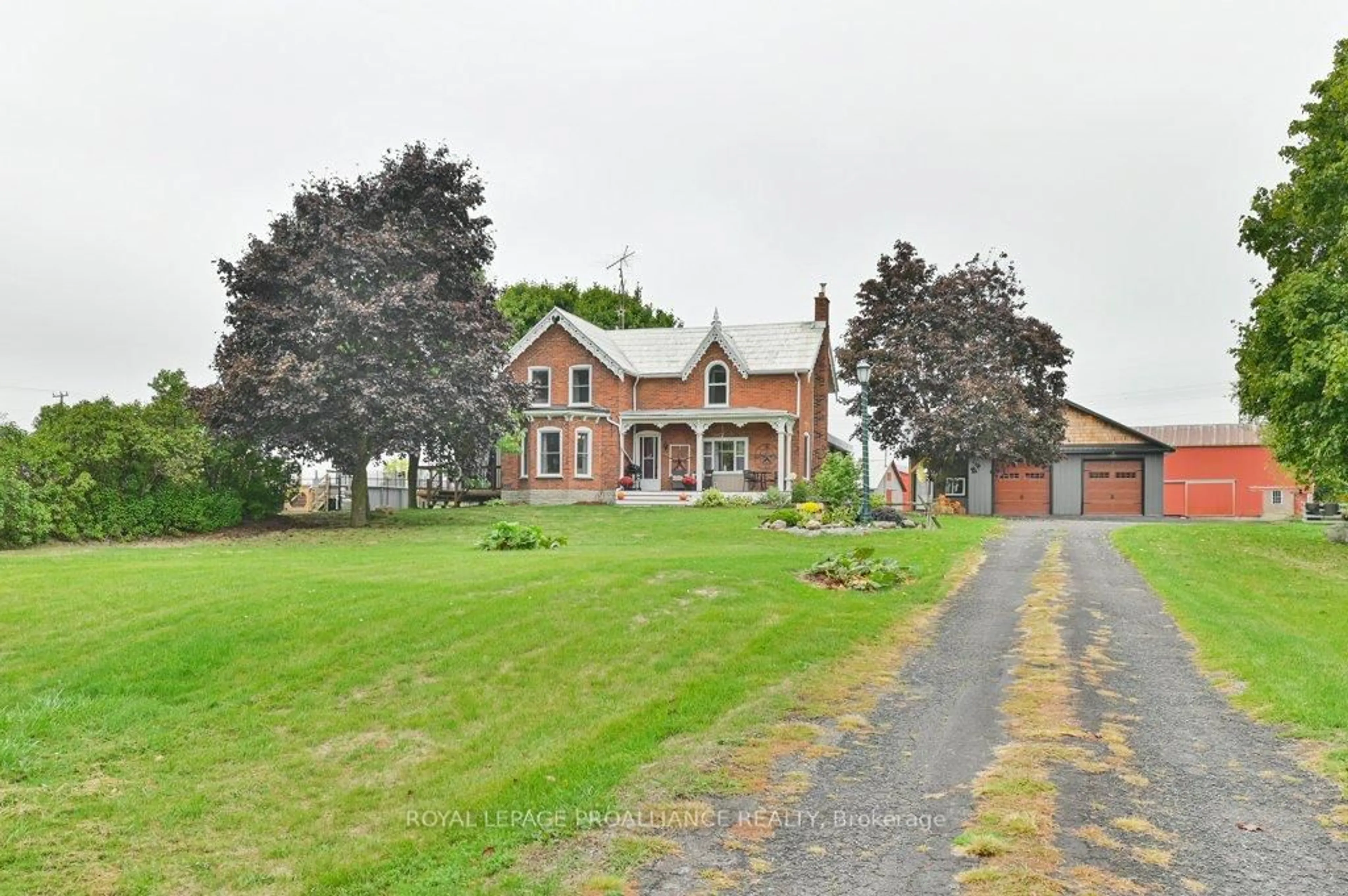 A pic from outside/outdoor area/front of a property/back of a property/a pic from drone, street for 1423 Blessington Rd, Corbyville Ontario K0K 1V0