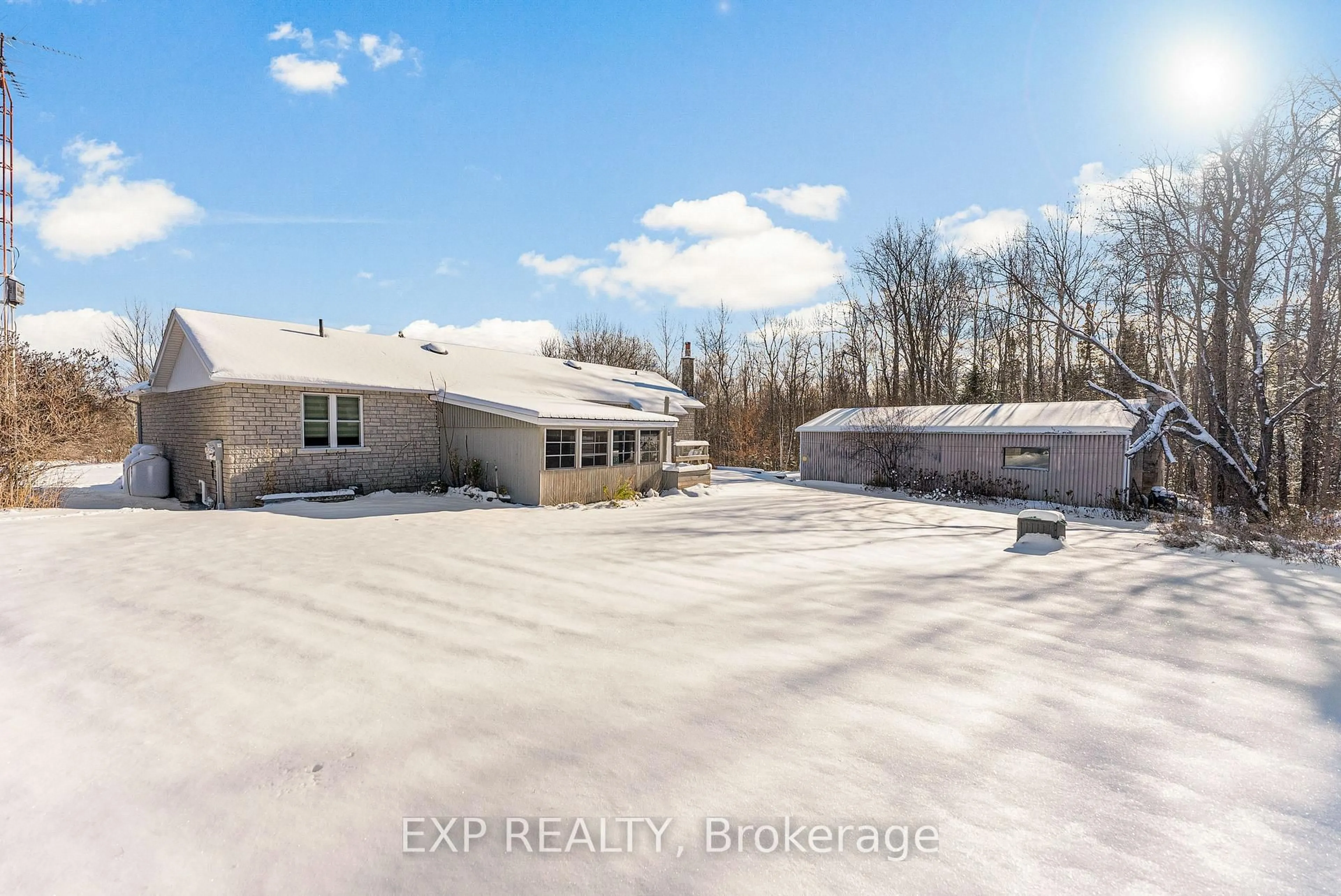 A pic from outside/outdoor area/front of a property/back of a property/a pic from drone, unknown for 31343 Highway 41 Highway, Eganville Ontario K0J 1T0