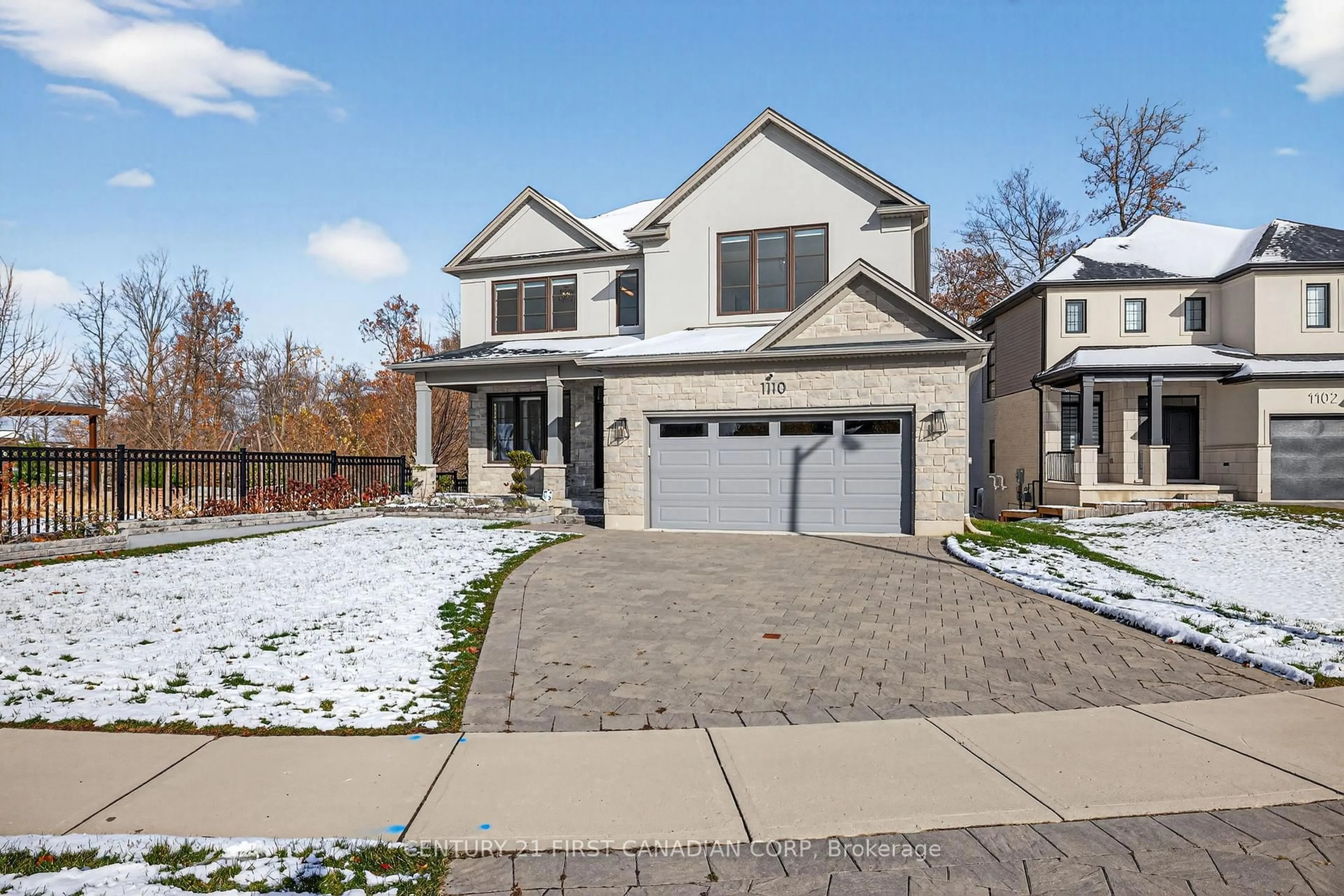Home with brick exterior material, street for 1110 Riverbend Rd, London South Ontario N6K 0J1