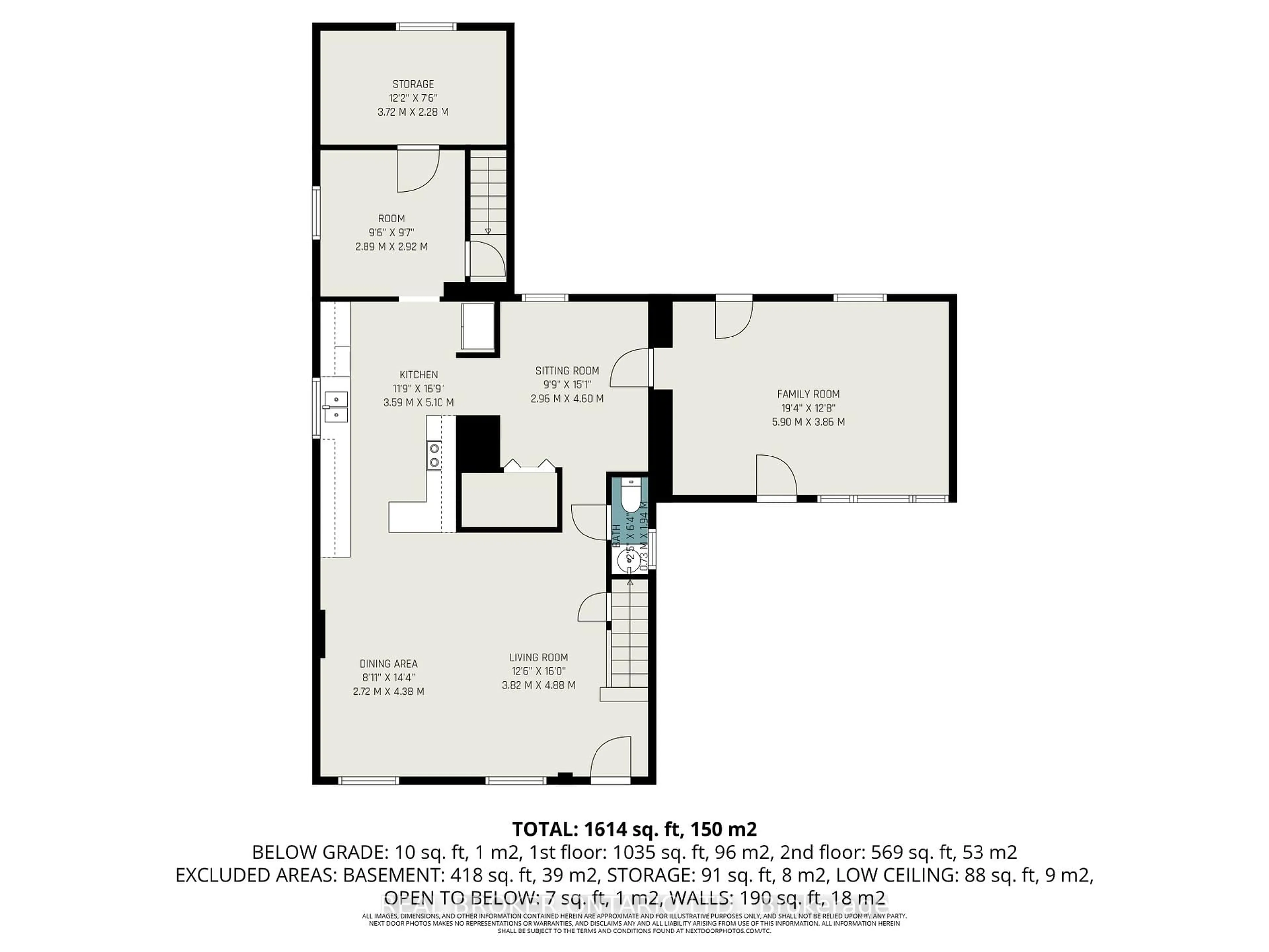Floor plan for 292 Lambton St, West Grey Ontario N0G 1R0
