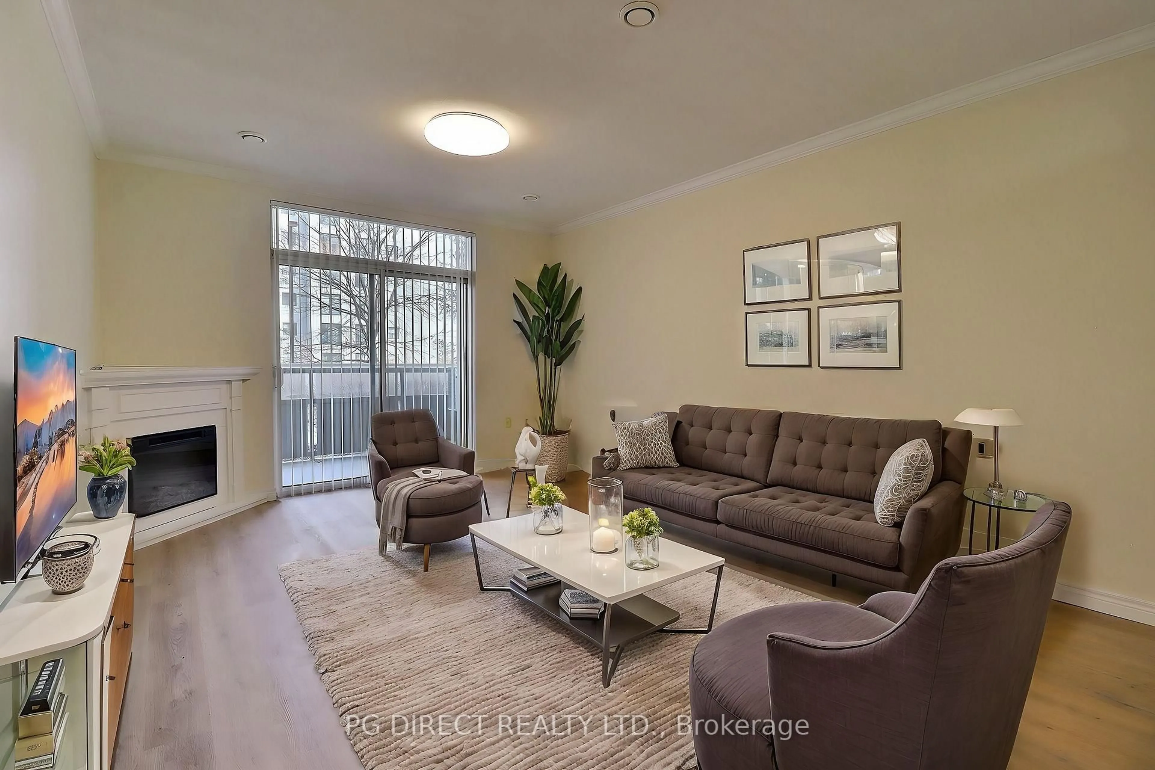 Living room with furniture, unknown for 353 Commissioners Rd #102, London South Ontario N6J 0A3