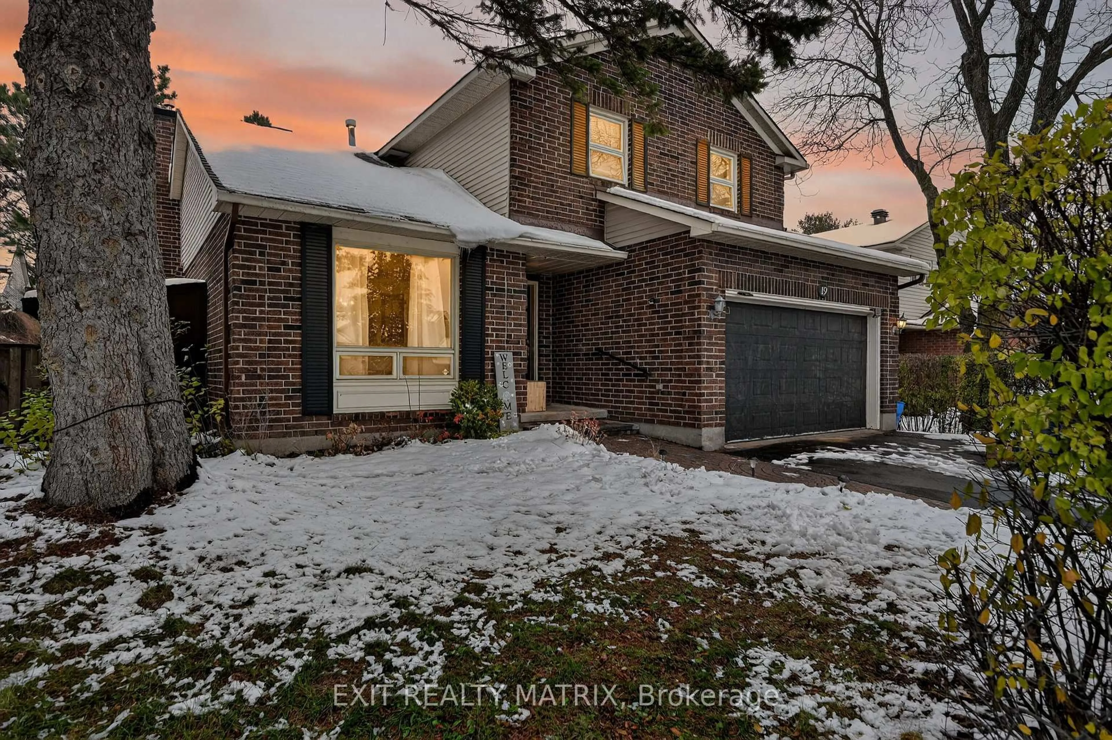 Home with brick exterior material, street for 19 Mclennan Way, Kanata Ontario K2L 2N1