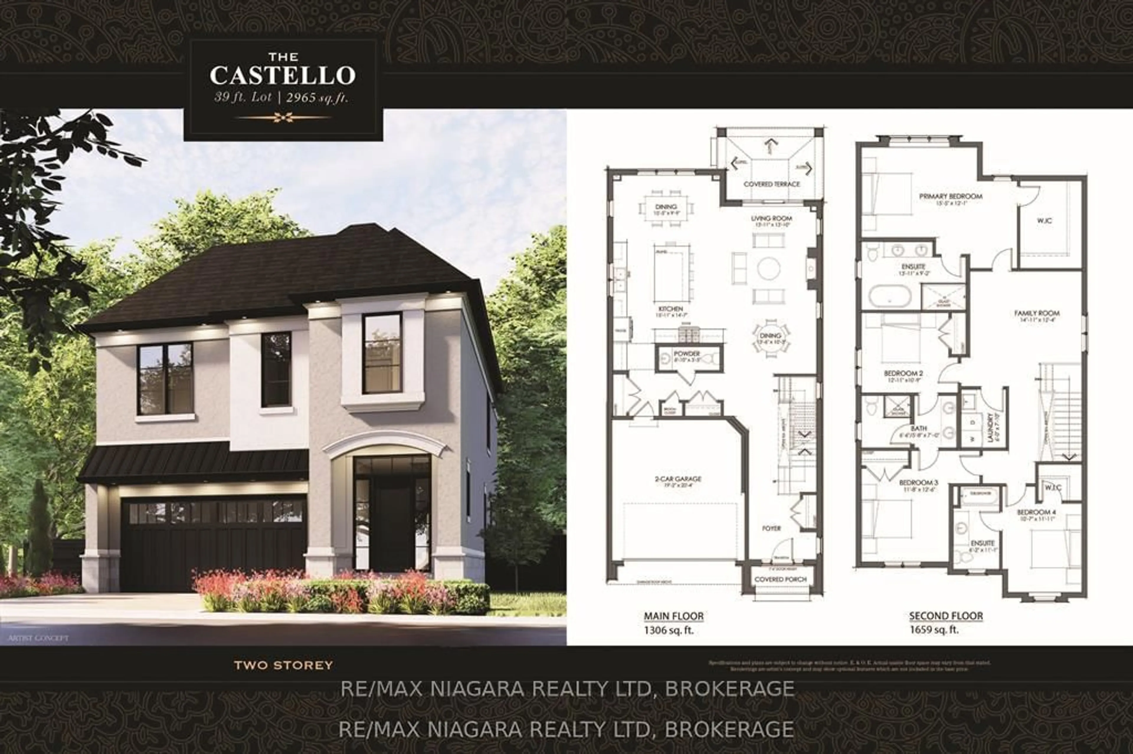 Floor plan for LOT 40 LUCIA Dr, Niagara Falls Ontario L2J 0G1
