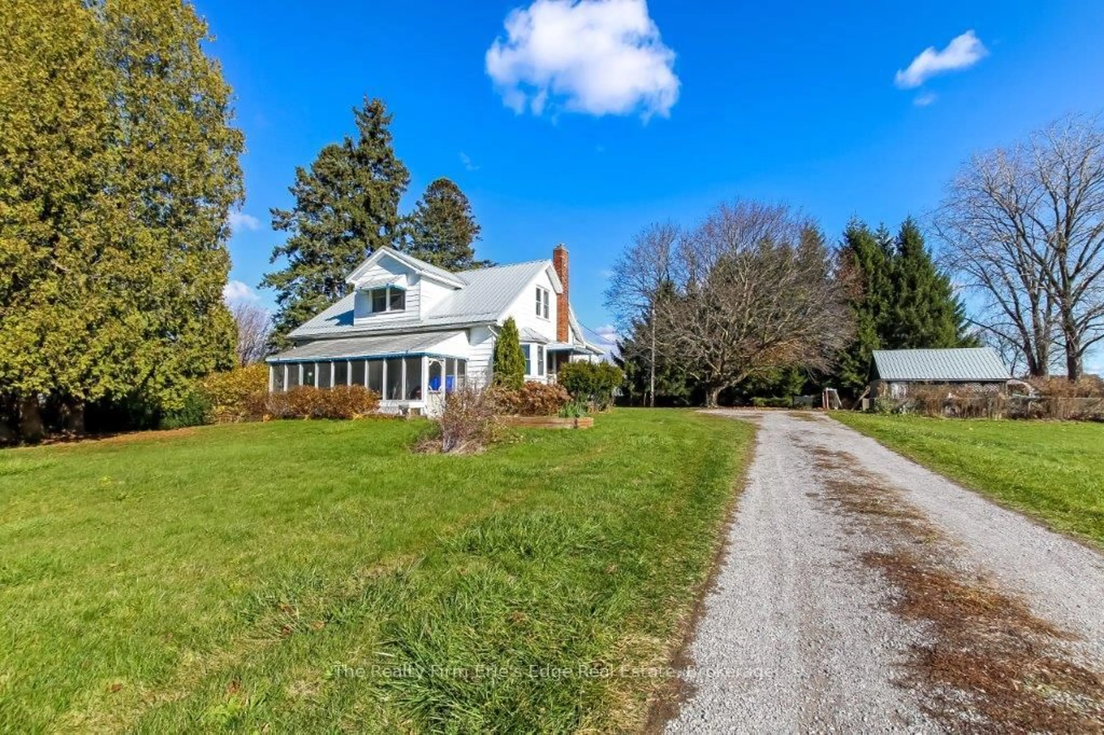 A pic from outside/outdoor area/front of a property/back of a property/a pic from drone, street for 2520 59 Highway, Norfolk Ontario N0E 1G0