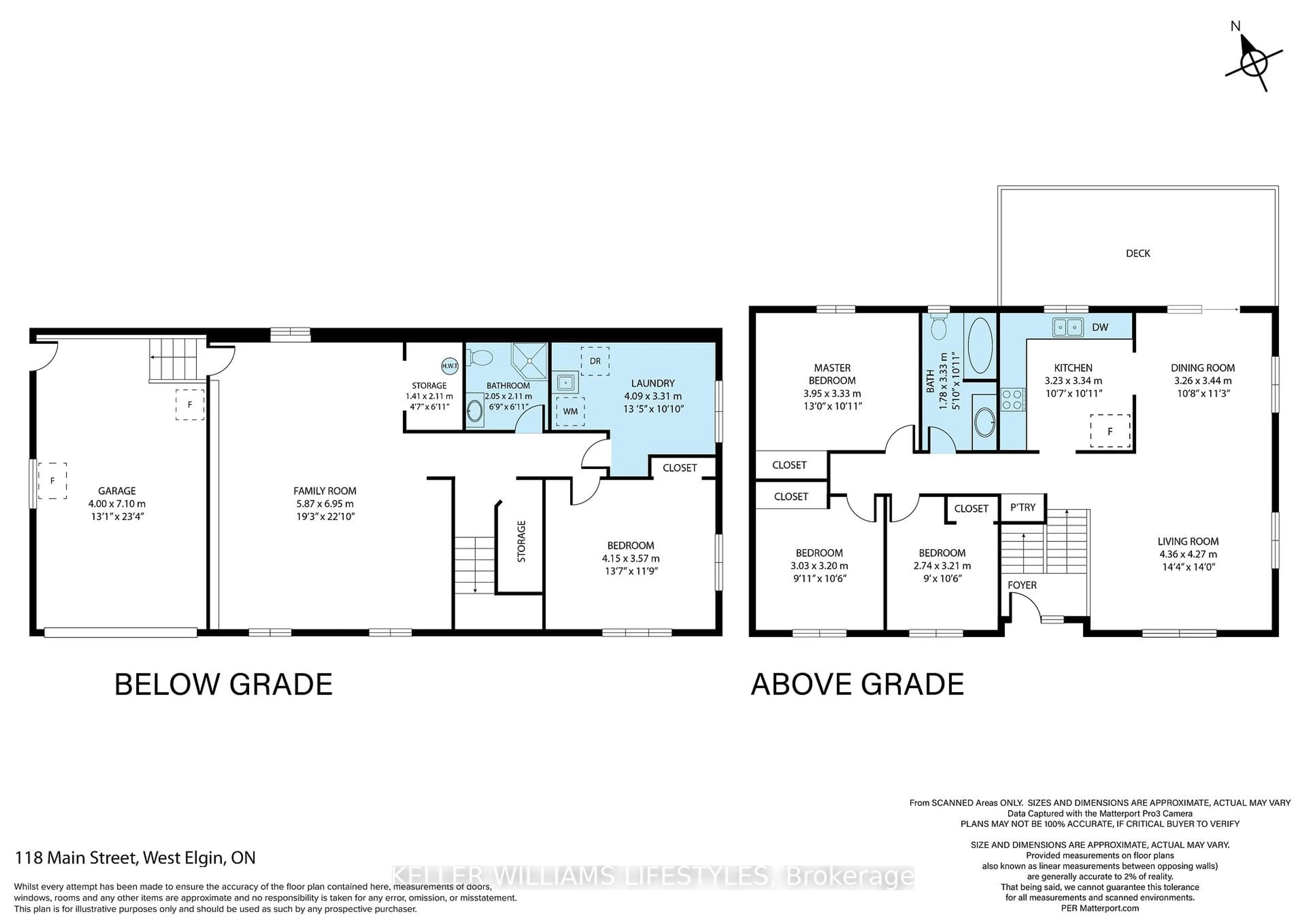 Floor plan for 118 Main St, West Elgin Ontario N0L 2P0