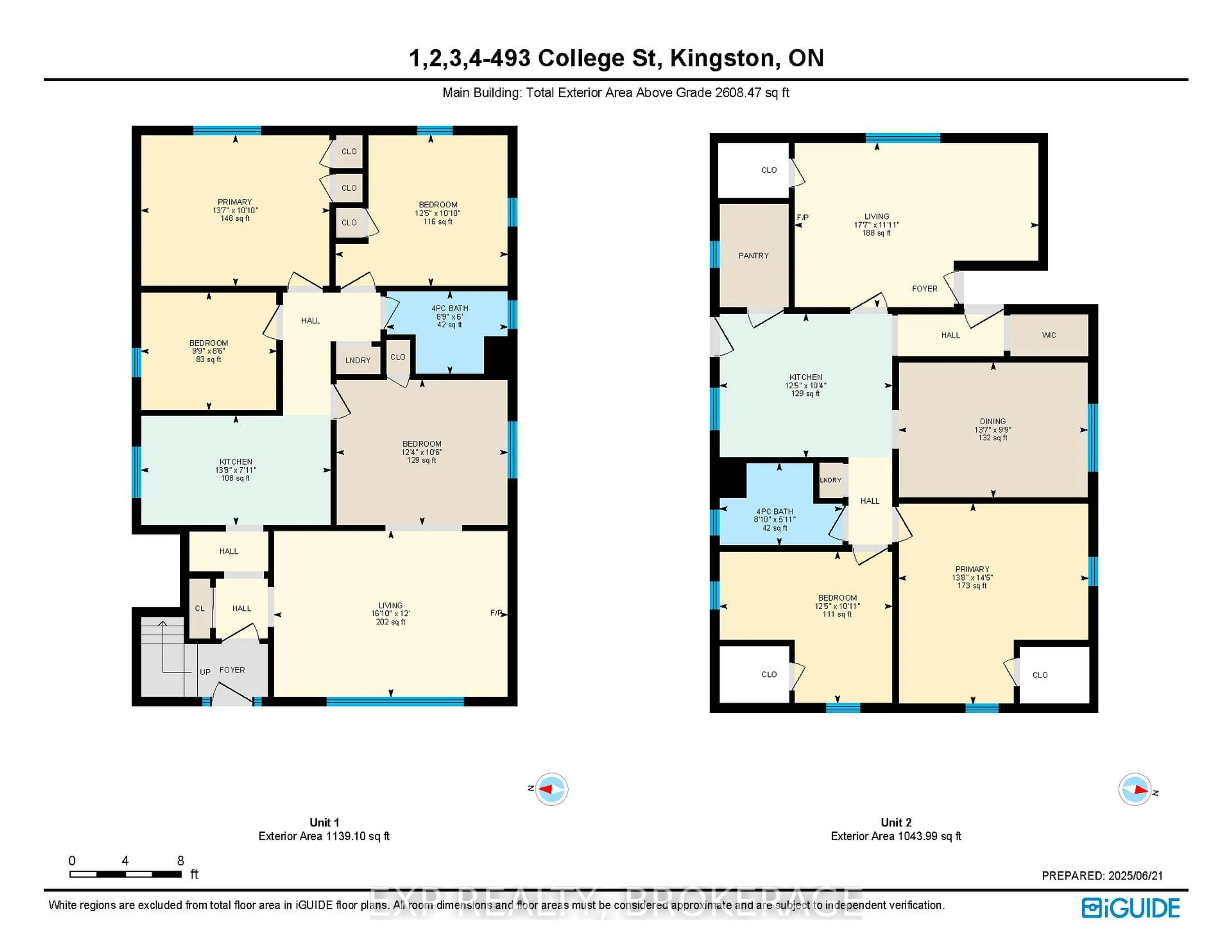 Floor plan for 493 COLLEGE St, Kingston Ontario K7L 4M8