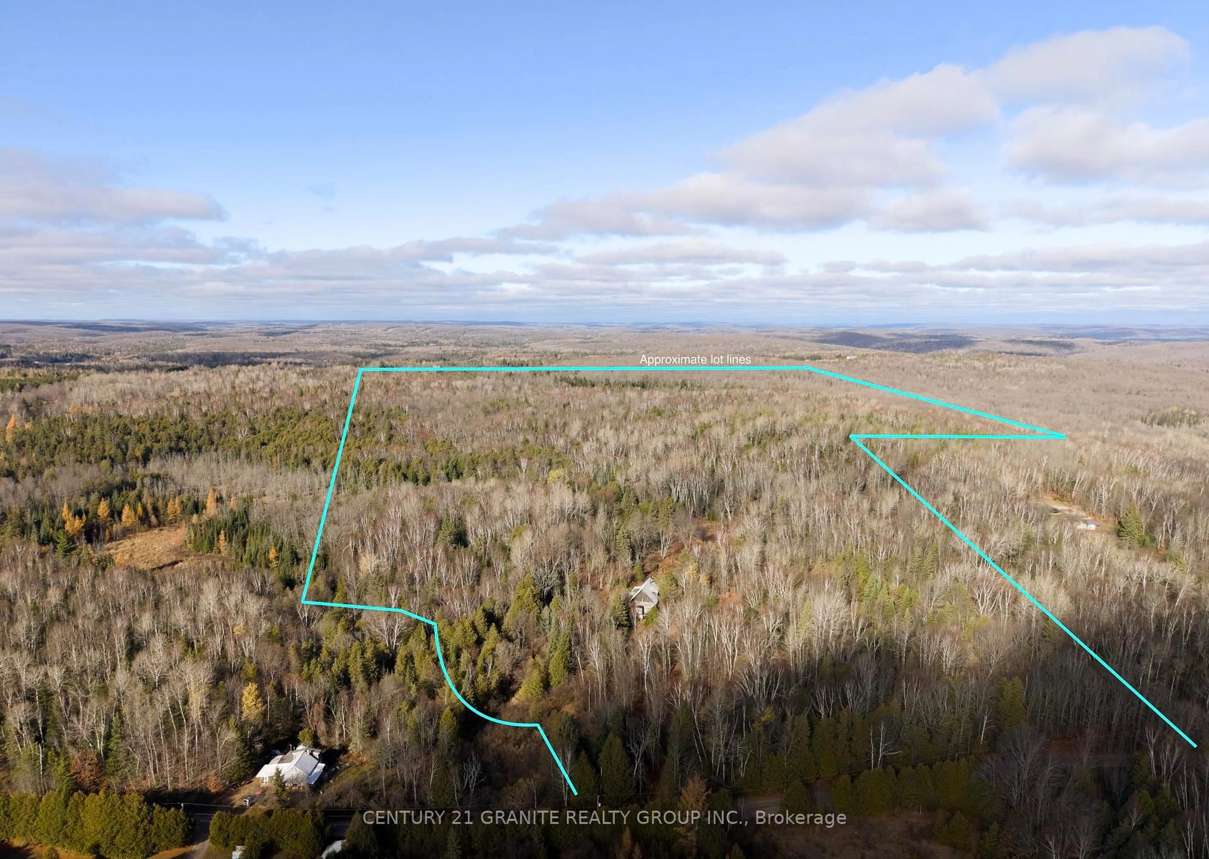 A pic from outside/outdoor area/front of a property/back of a property/a pic from drone, forest/trees view for 790 McDonald Mine Rd, Bancroft Ontario K0L 1C0
