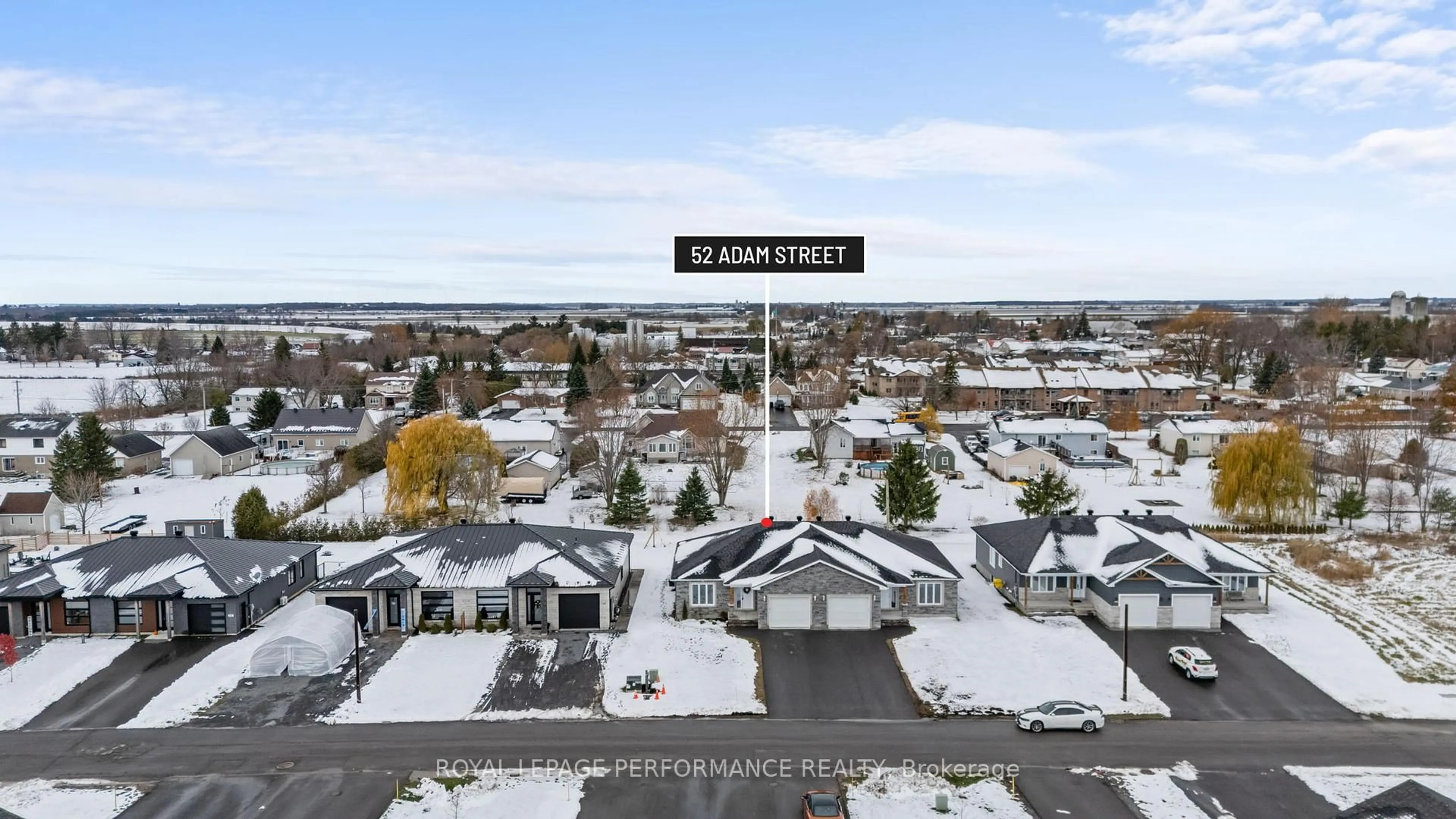 A pic from outside/outdoor area/front of a property/back of a property/a pic from drone, unknown for 52 Adam St, The Nation Ontario K0A 3C0