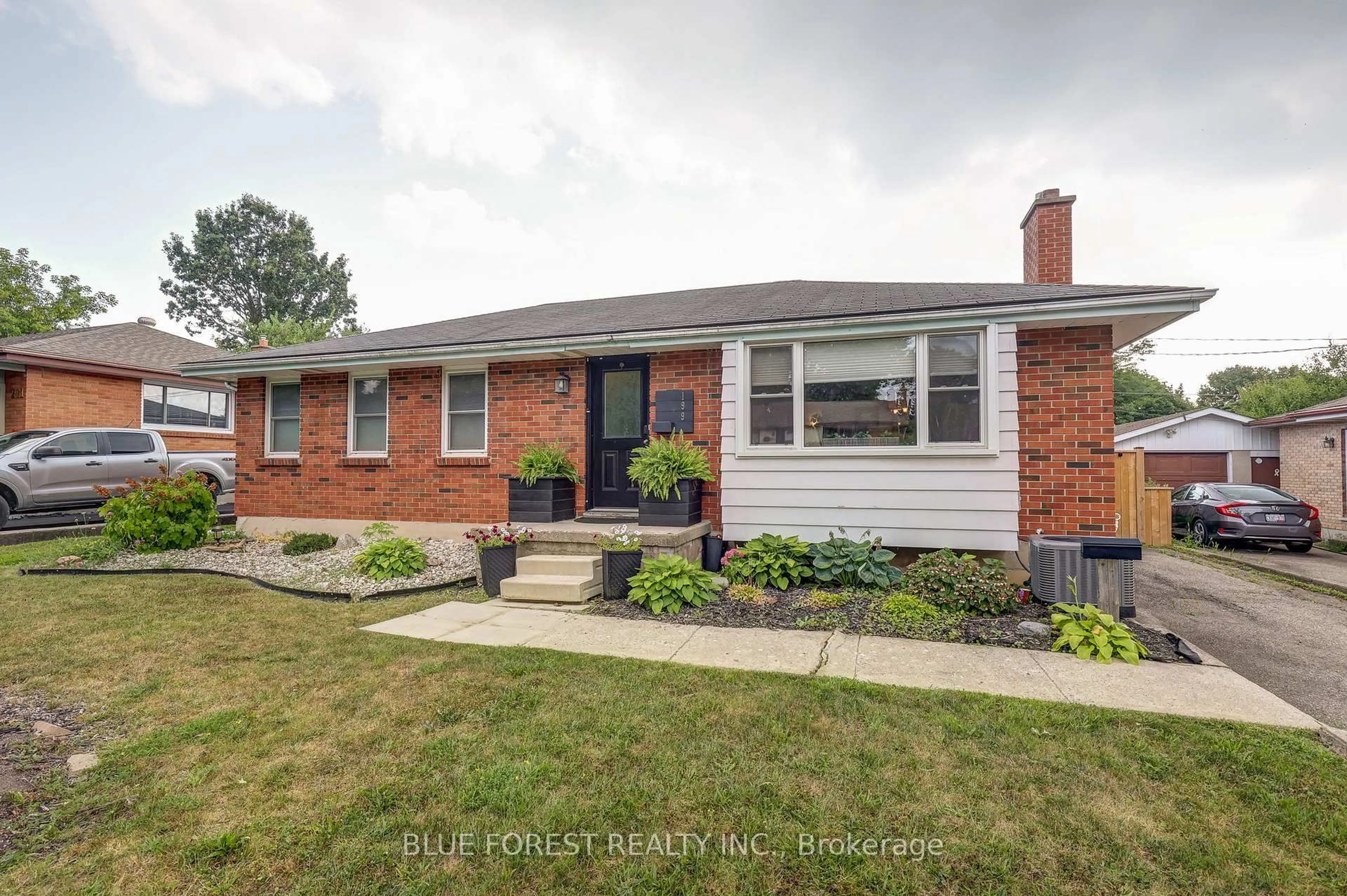 Home with brick exterior material, street for 199 BURLINGTON St, London South Ontario N5Z 3V9