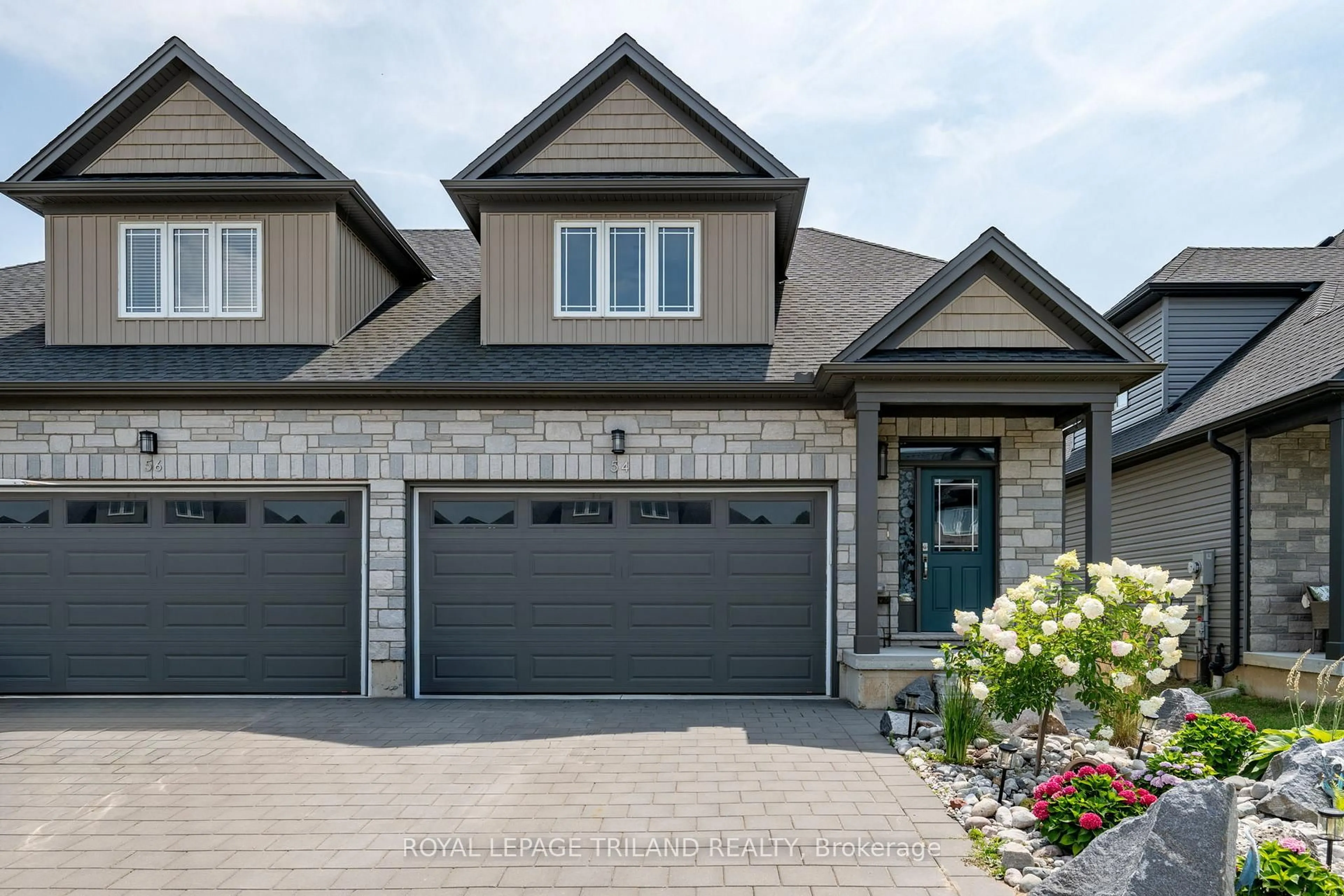 Home with brick exterior material, street for 54 Compass Tr, Central Elgin Ontario N5L 0B4