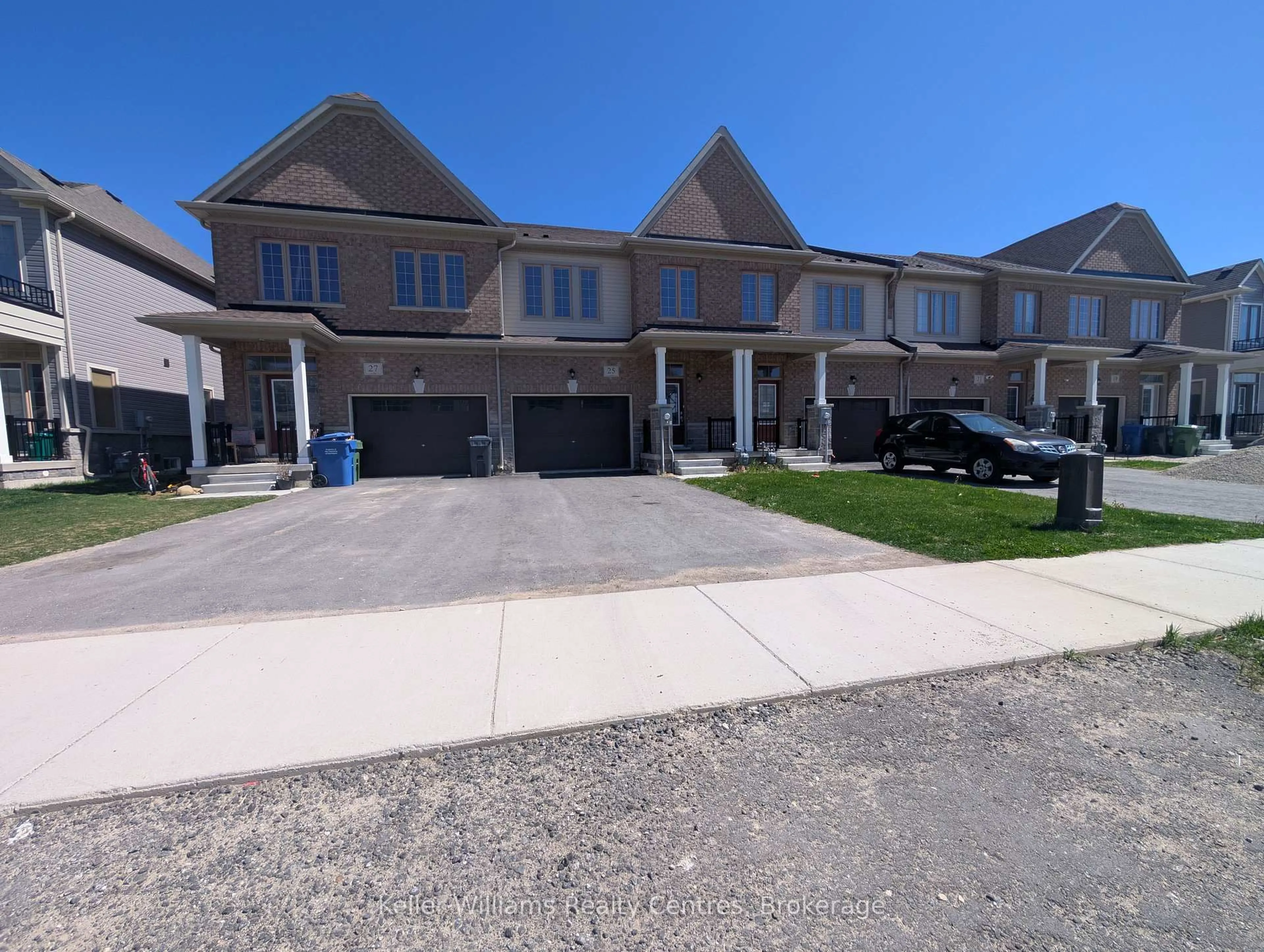 A pic from outside/outdoor area/front of a property/back of a property/a pic from drone, street for 25 Mackenzie St, Southgate Ontario N0C 1B0