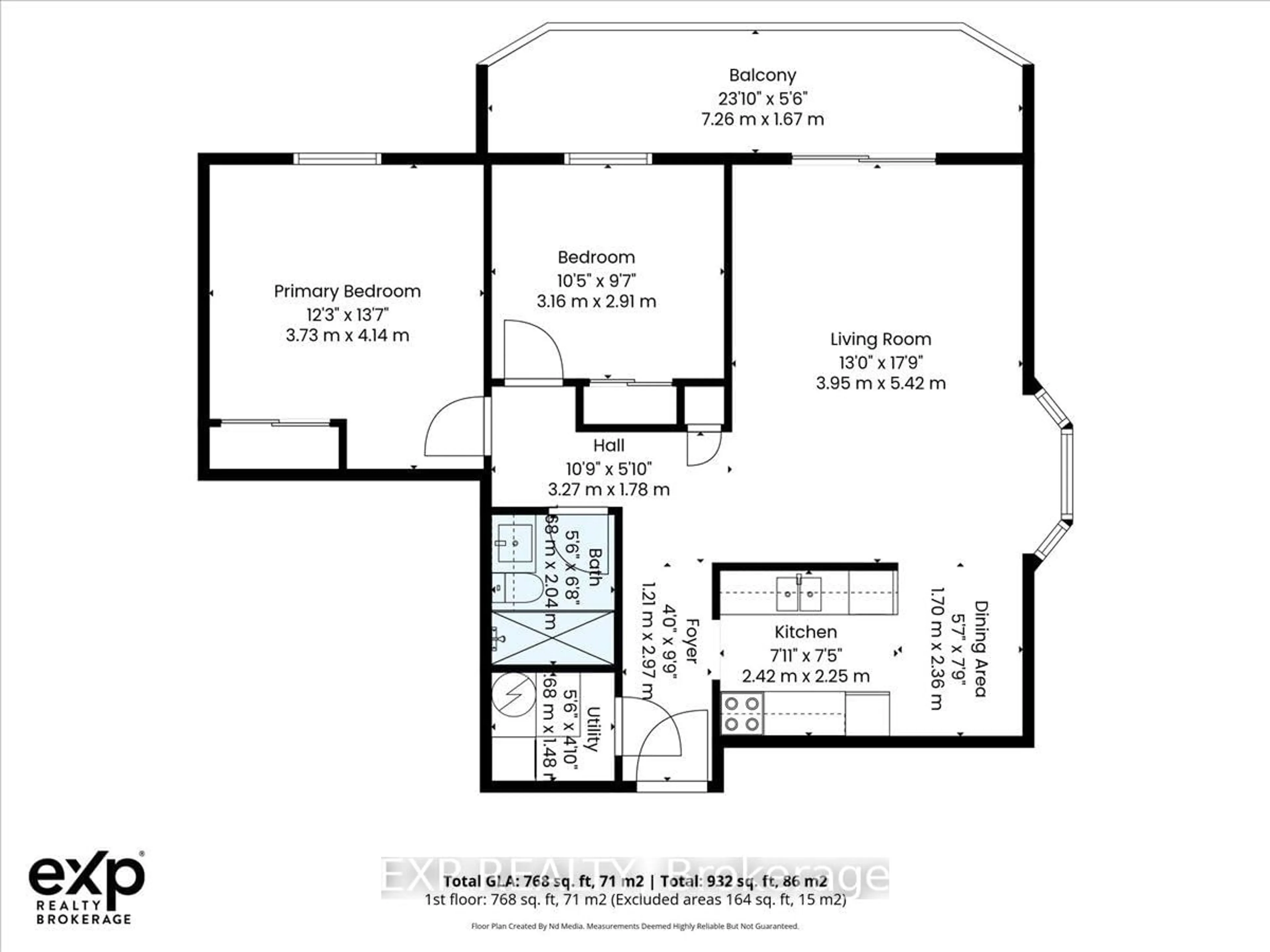Floor plan for 75 Huxley St #101, London South Ontario N6J 4W7