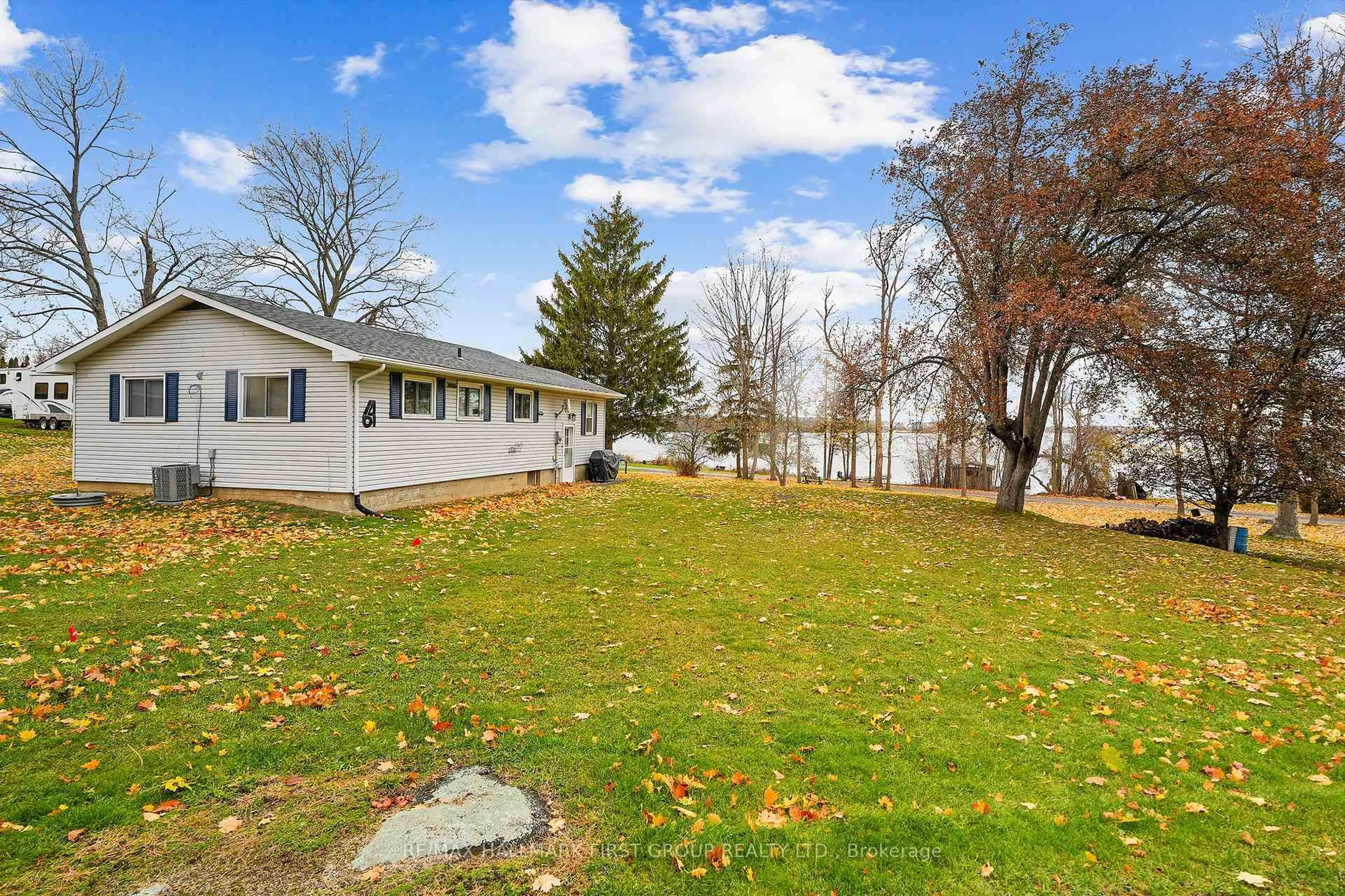 Patio, water/lake/river/ocean view for 64 Langs Rd, Alnwick/Haldimand Ontario K0L 1Y0