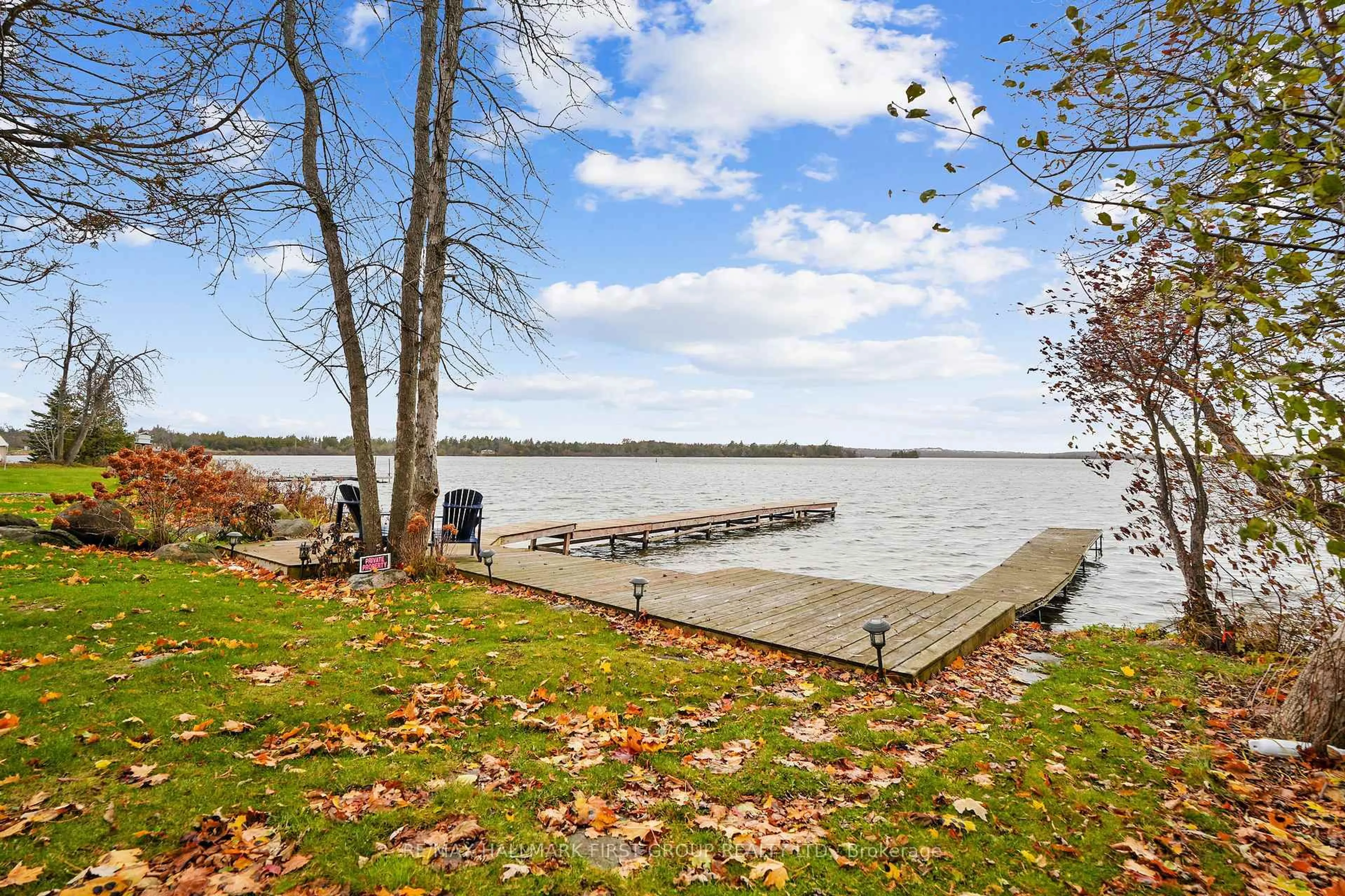 Patio, water/lake/river/ocean view for 64 Langs Rd, Alnwick/Haldimand Ontario K0L 1Y0
