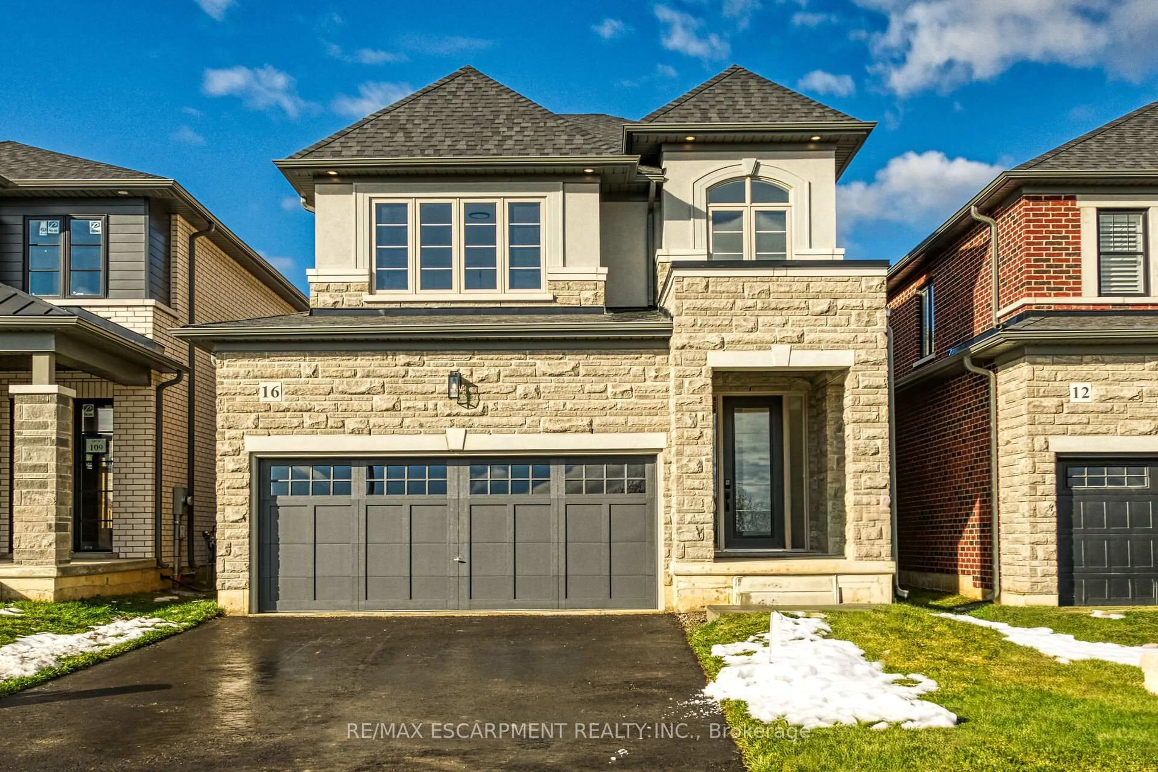 Home with brick exterior material, street for 16 Sagewood Dr, Hamilton Ontario L9B 0K7